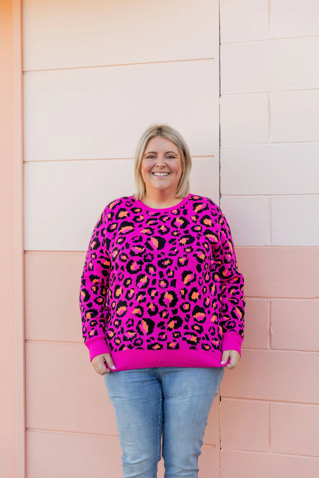 Frankie Knit In Pink Leopard by Kasey Rainbow - Image 9