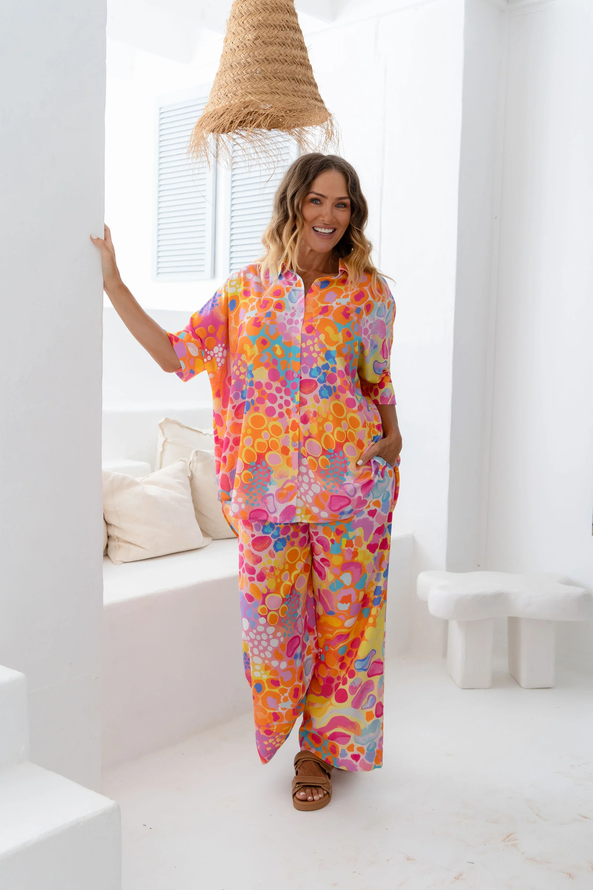 Gina Pants in Tequila Sunrise by Kasey Rainbow - Image 13