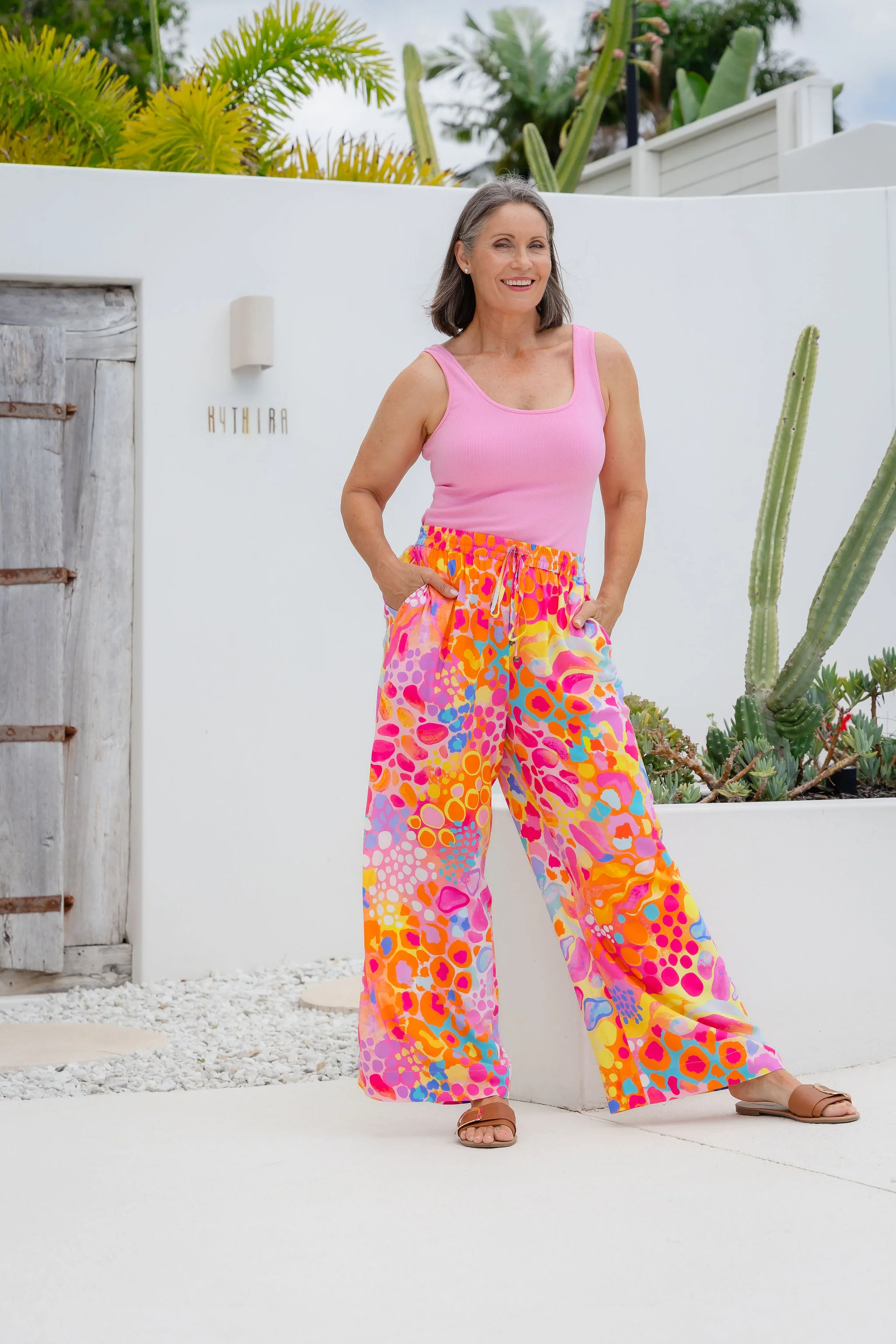 Gina Pants in Tequila Sunrise by Kasey Rainbow - Image 16