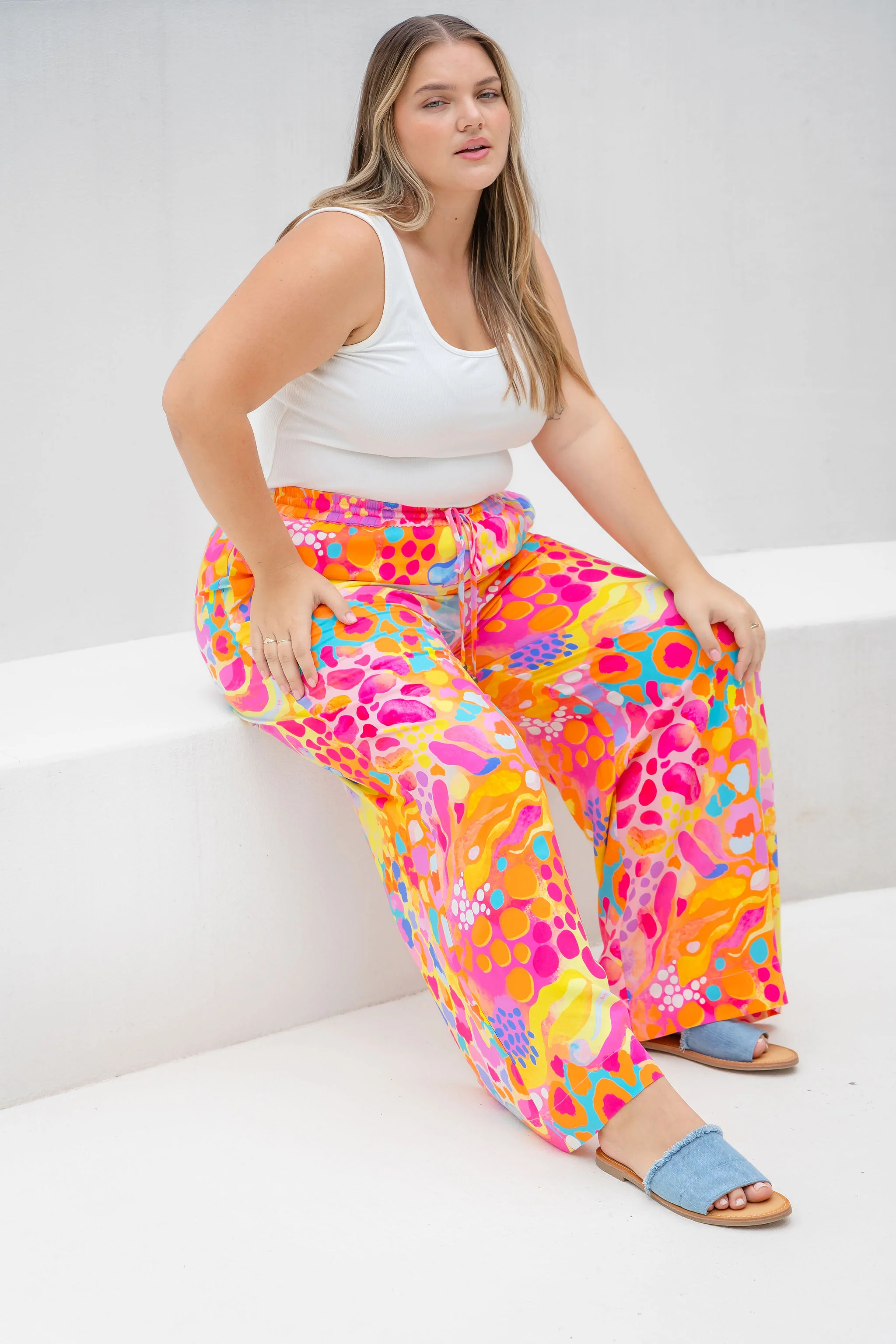 Gina Pants in Tequila Sunrise by Kasey Rainbow - Image 5