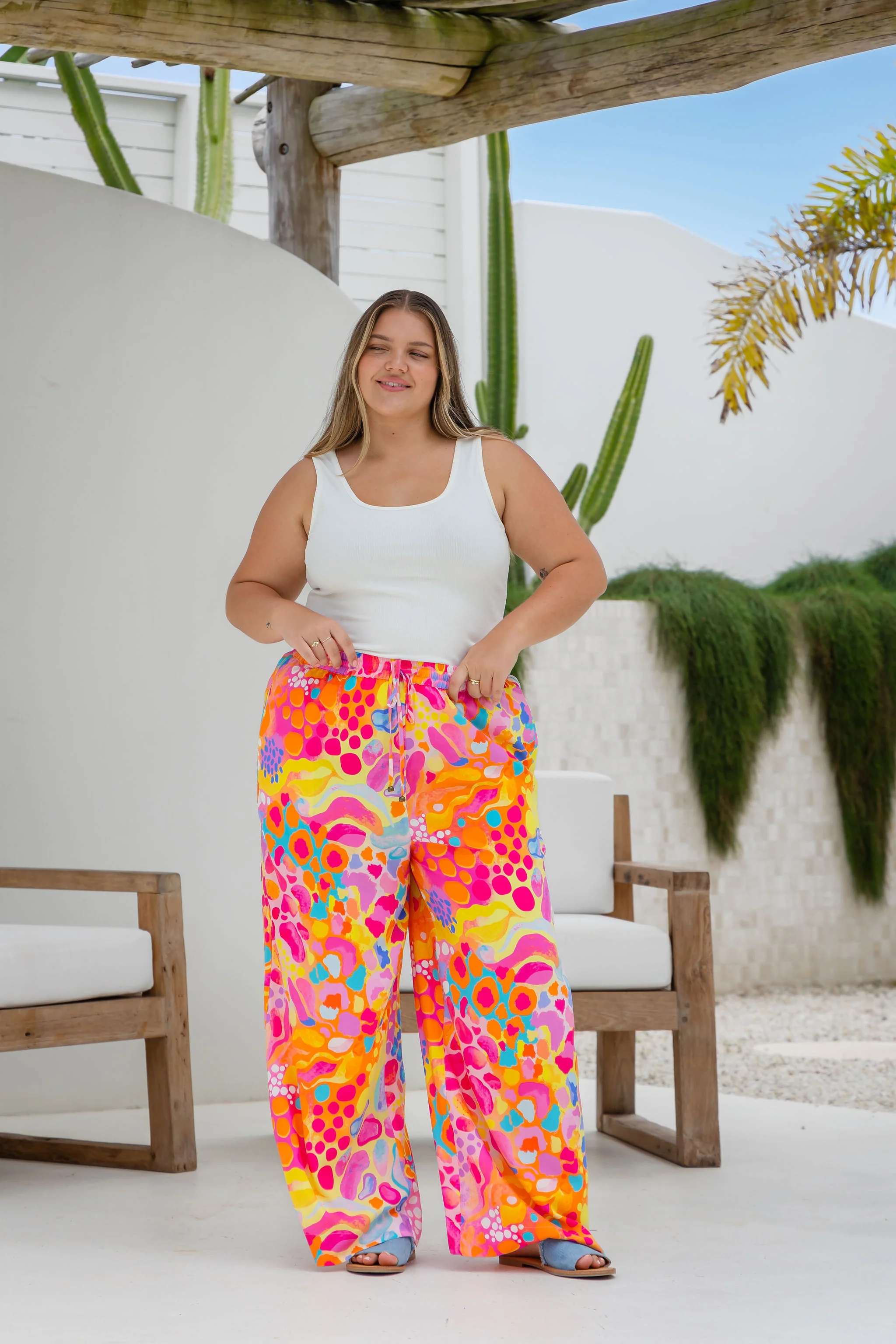 Gina Pants in Tequila Sunrise by Kasey Rainbow - Image 8