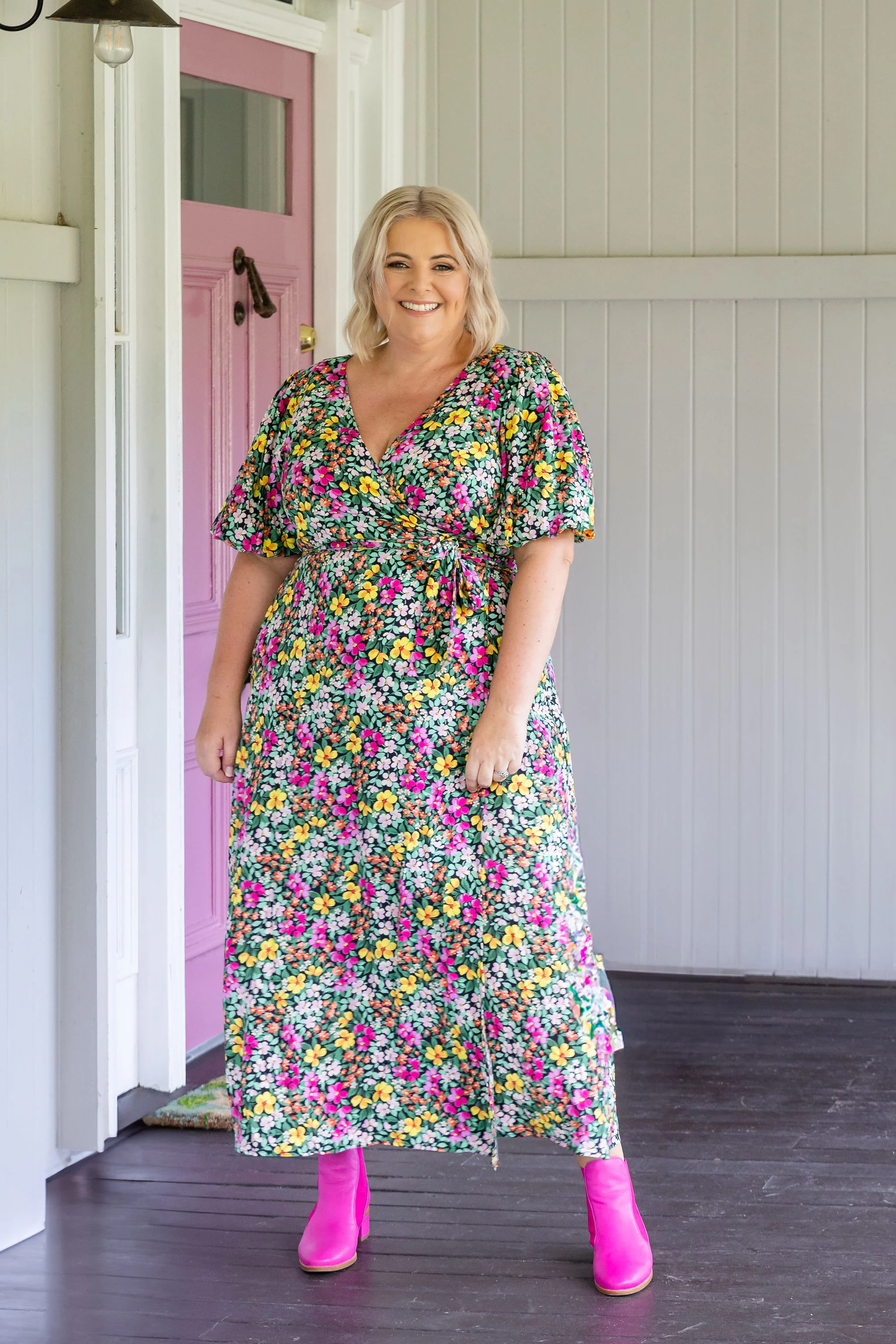 Hallie Maxi Dress in Garden Stroll - Image 10