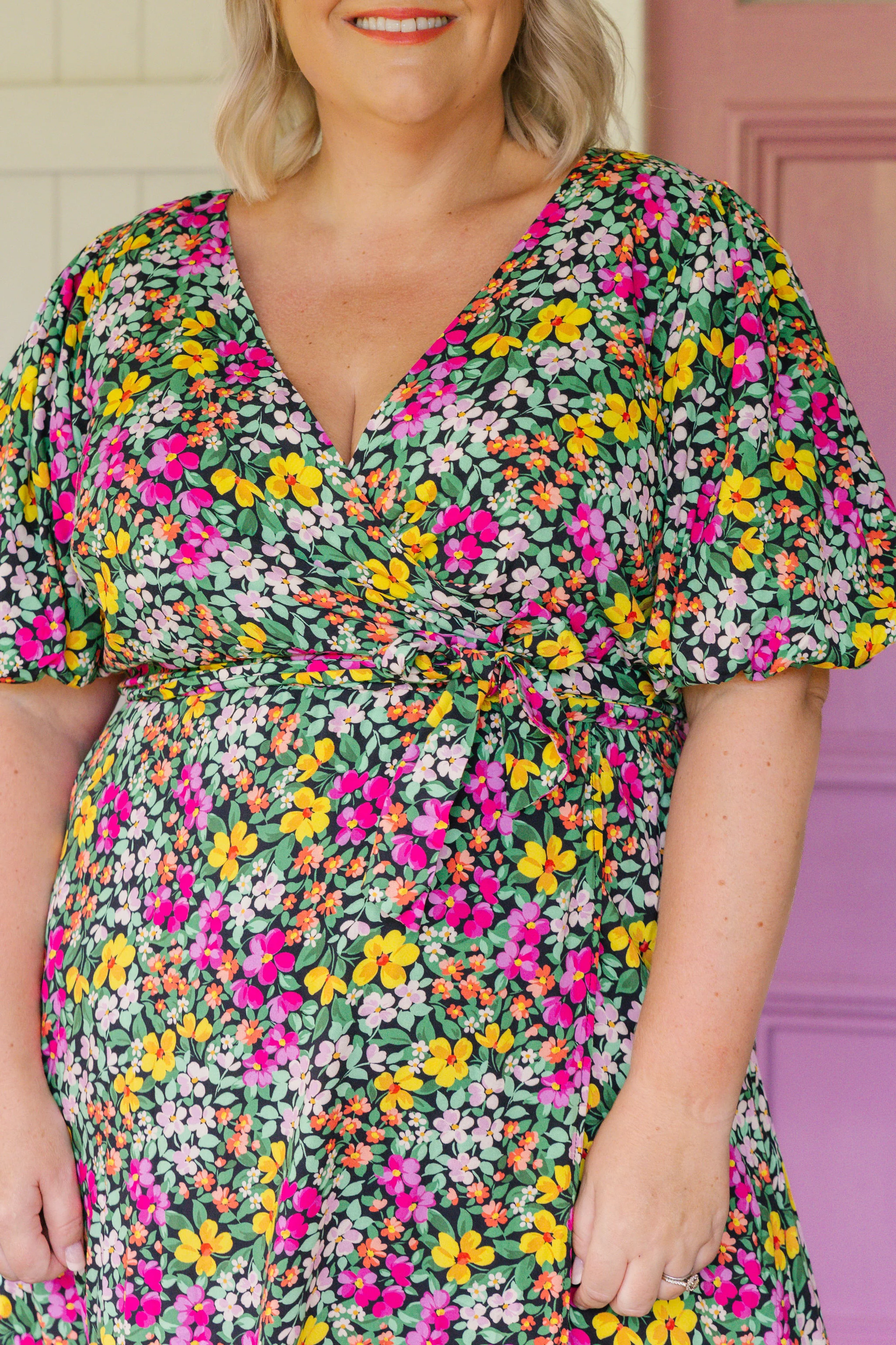 Hallie Maxi Dress in Garden Stroll - Image 3