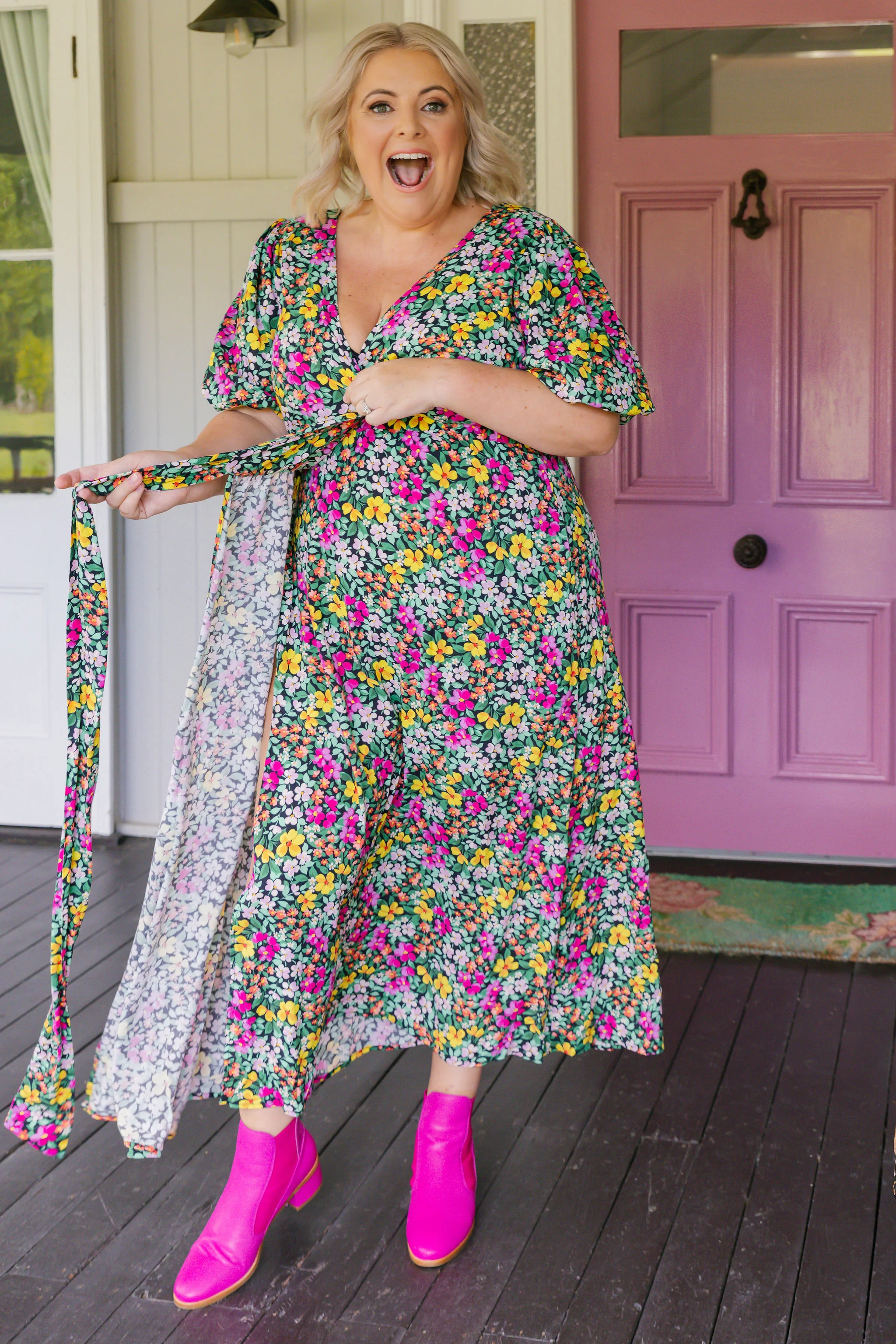 Hallie Maxi Dress in Garden Stroll - Image 6