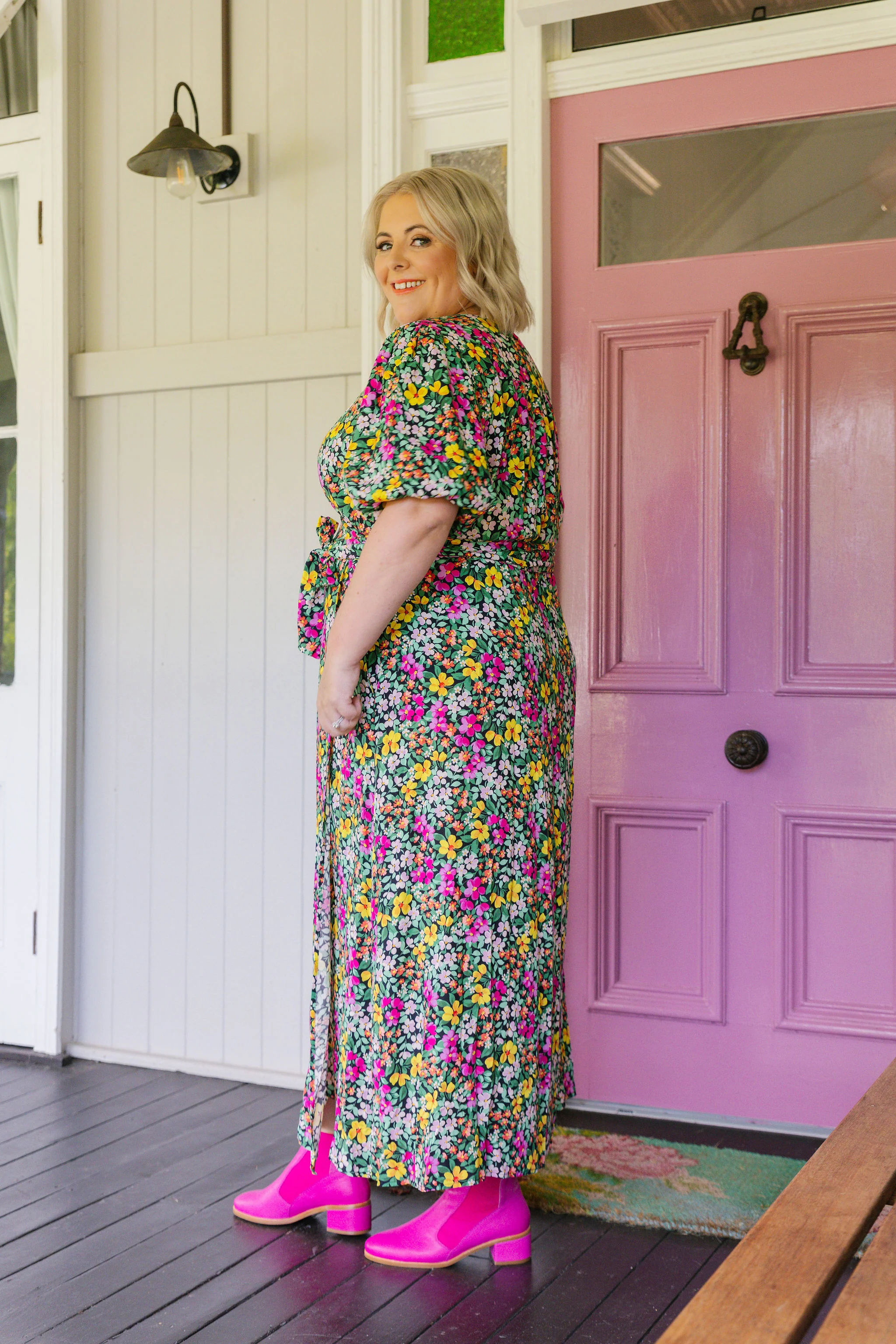 Hallie Maxi Dress in Garden Stroll - Image 8