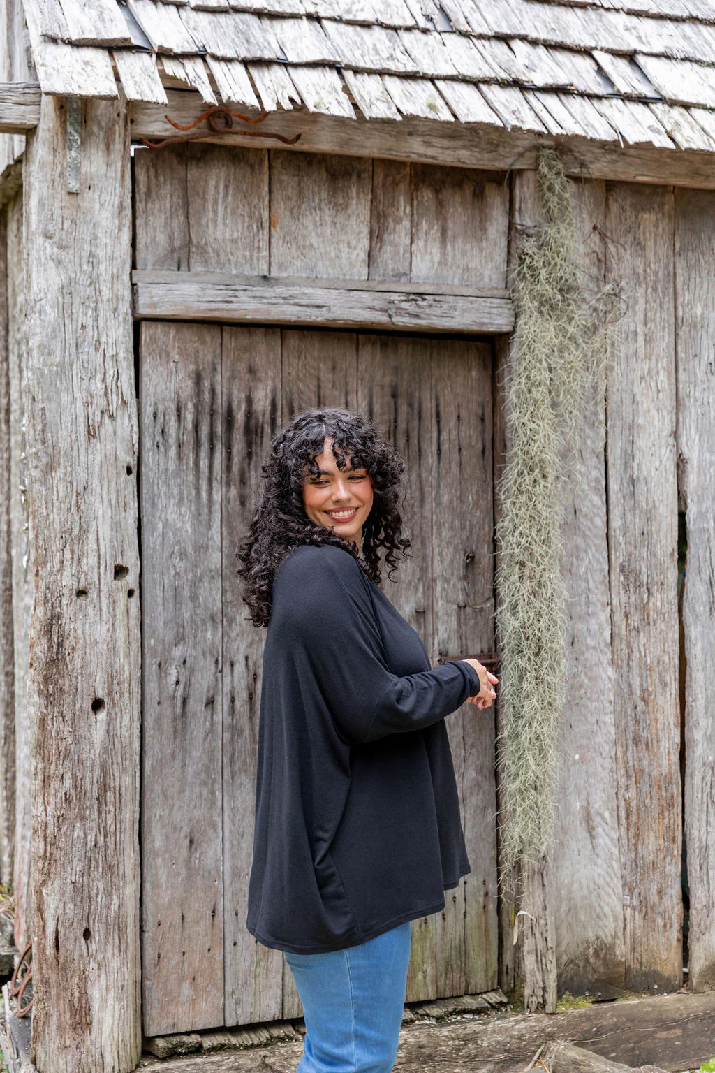 Harlow Knit Top in Black - Image 10