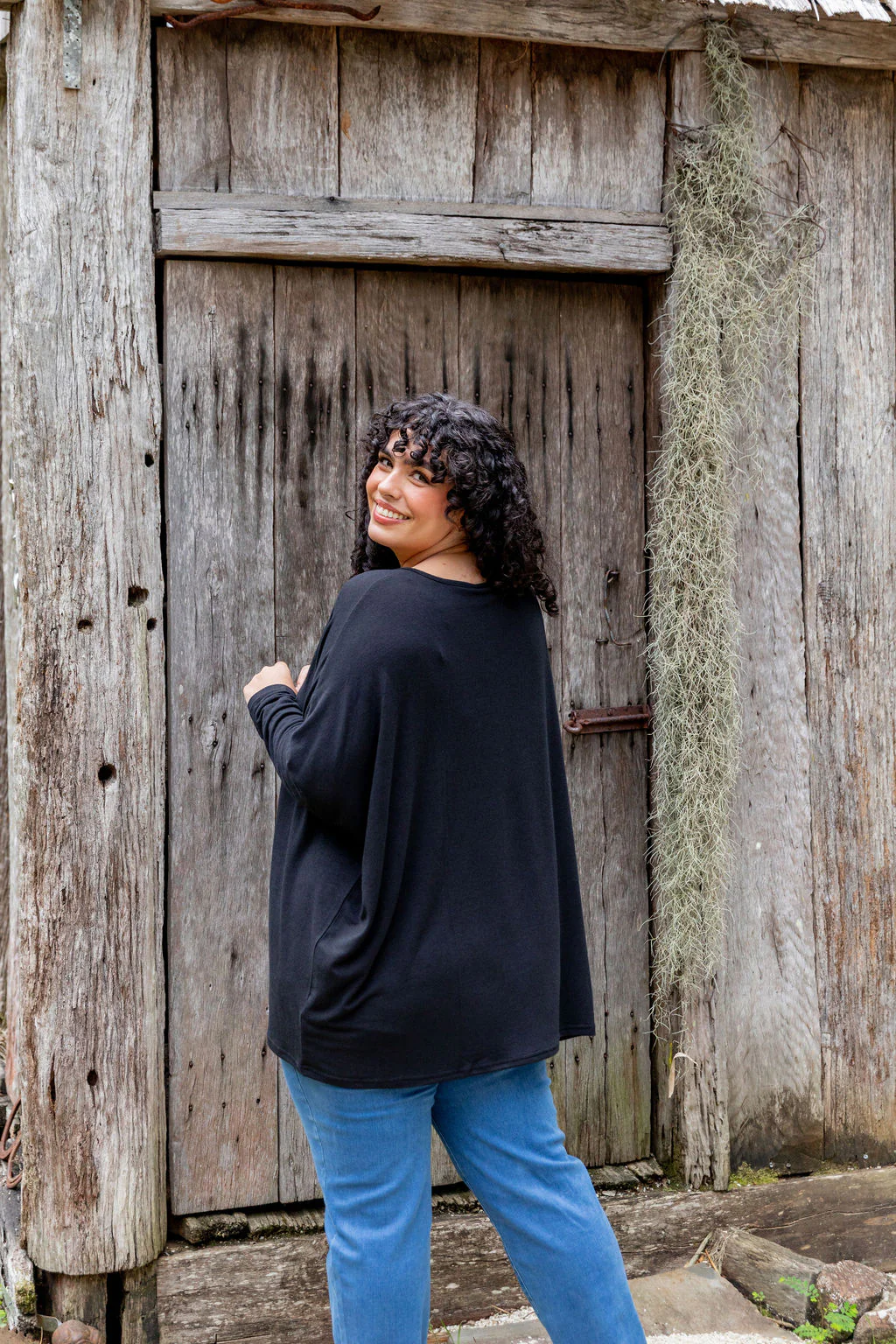 Harlow Knit Top in Black - Image 13