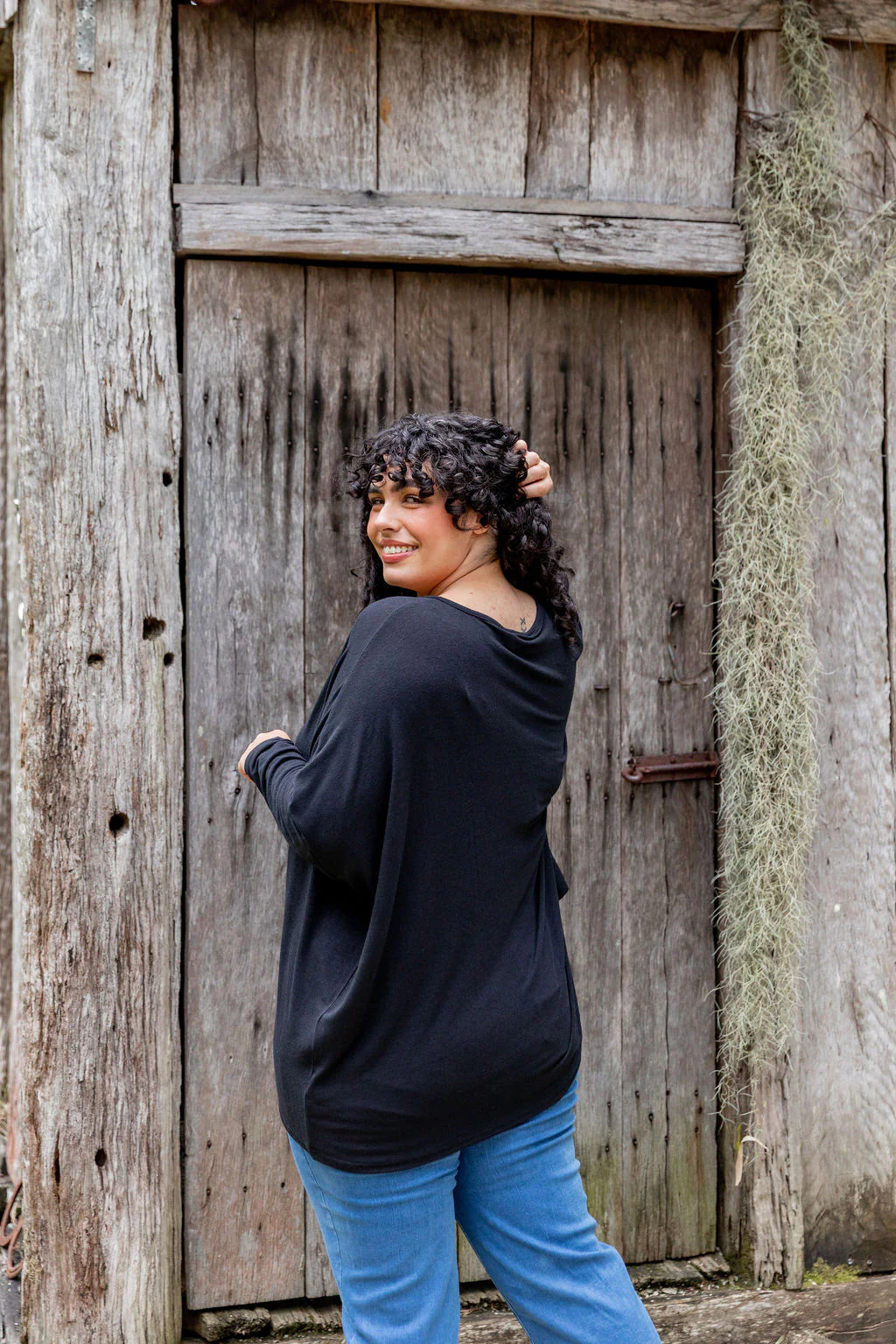 Harlow Knit Top in Black - Image 14