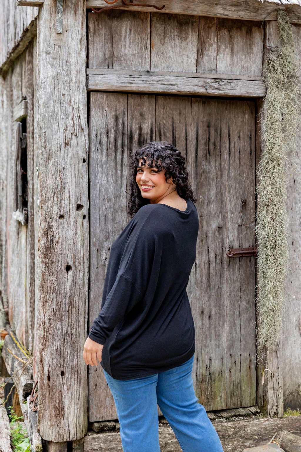 Harlow Knit Top in Black - Image 15