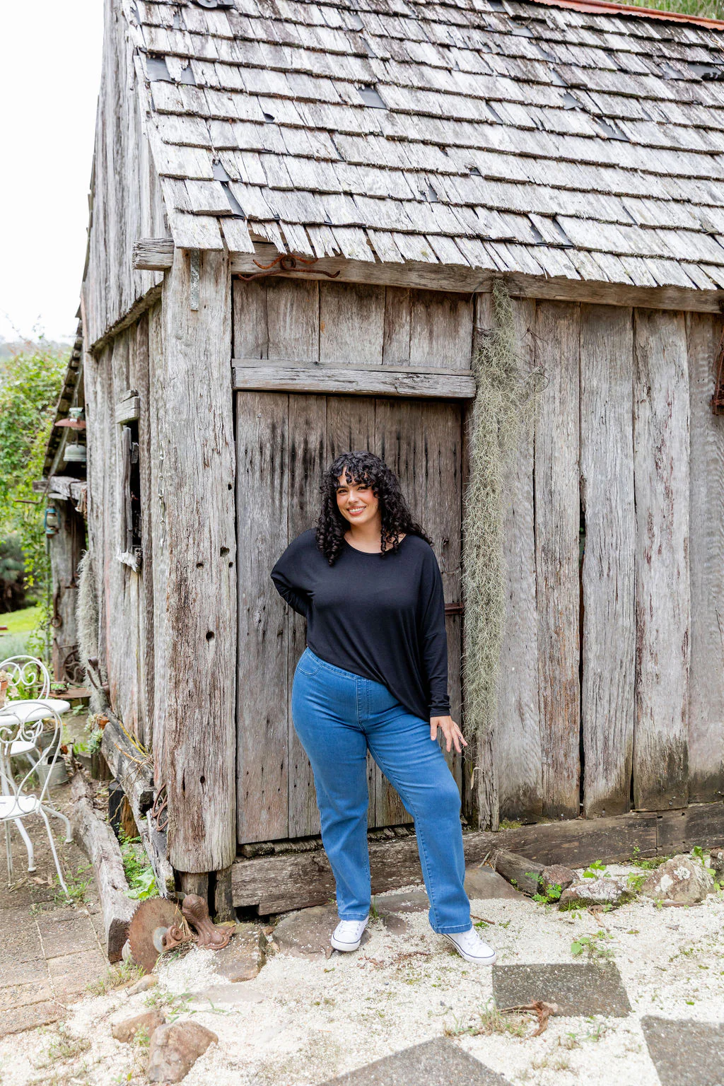 Harlow Knit Top in Black - Image 17