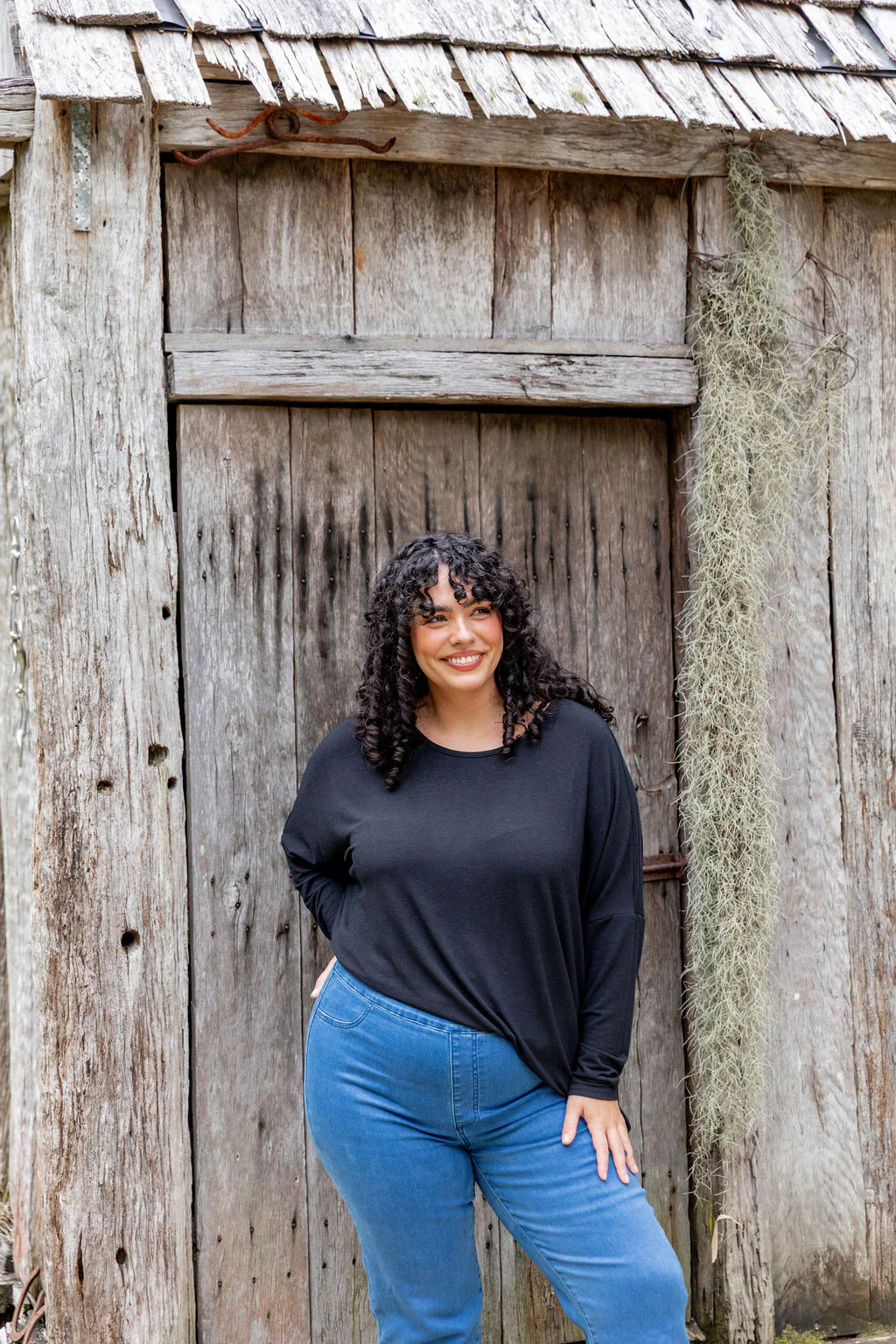 Harlow Knit Top in Black - Image 3