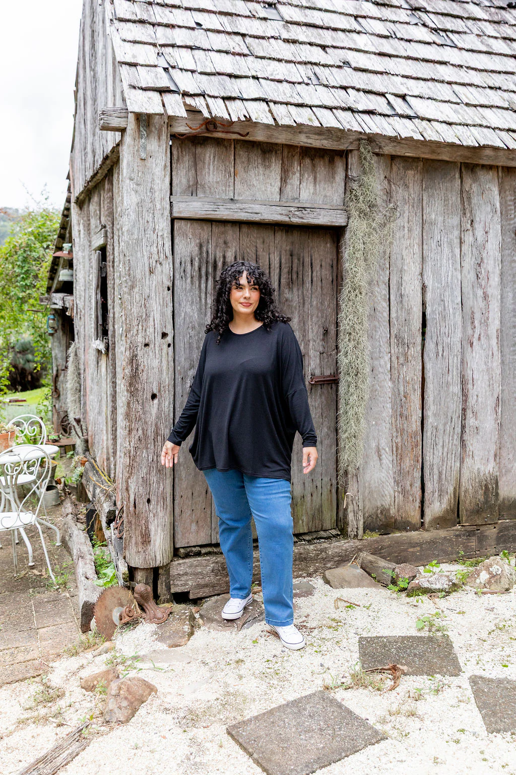 Harlow Knit Top in Black - Image 5
