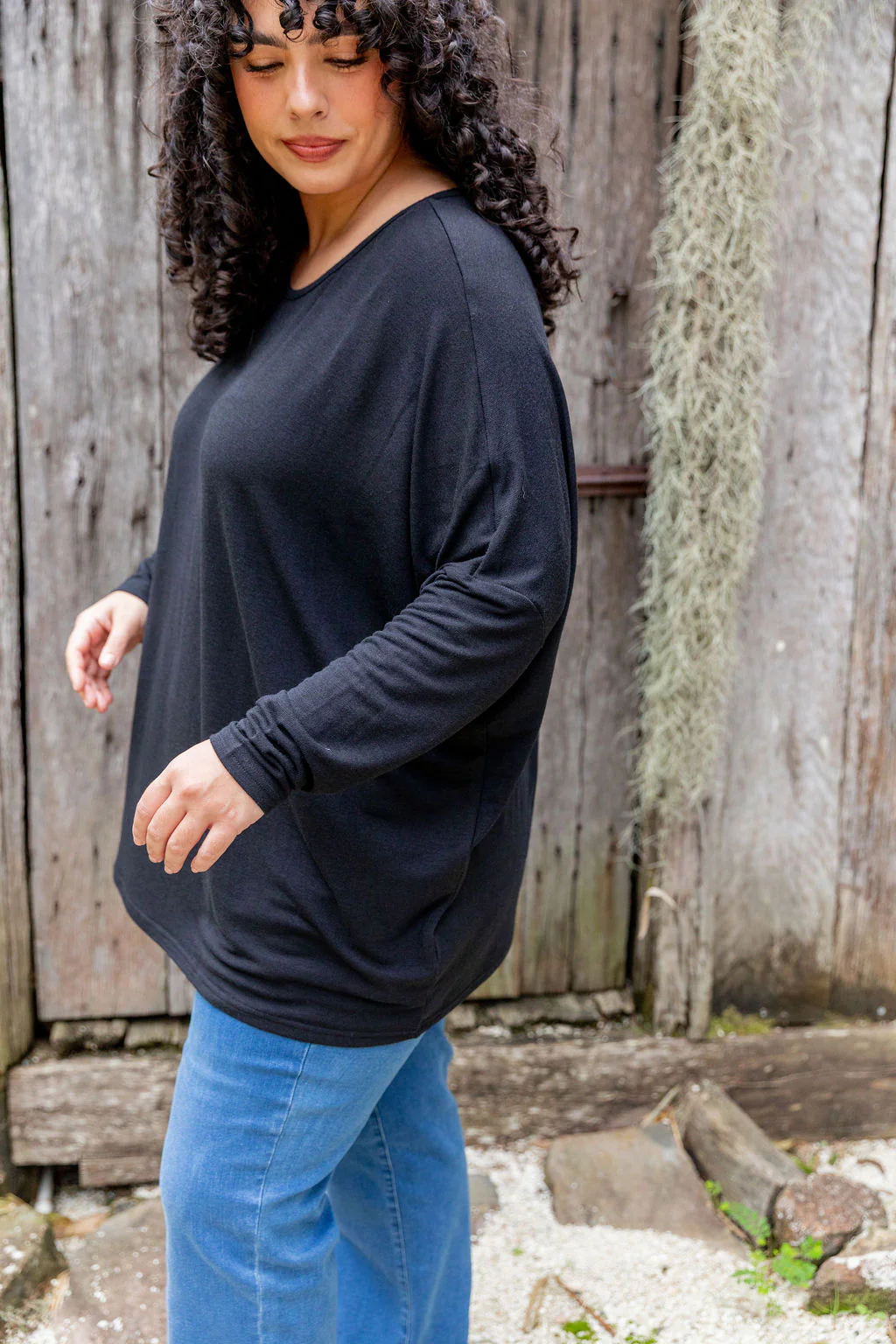 Harlow Knit Top in Black - Image 7