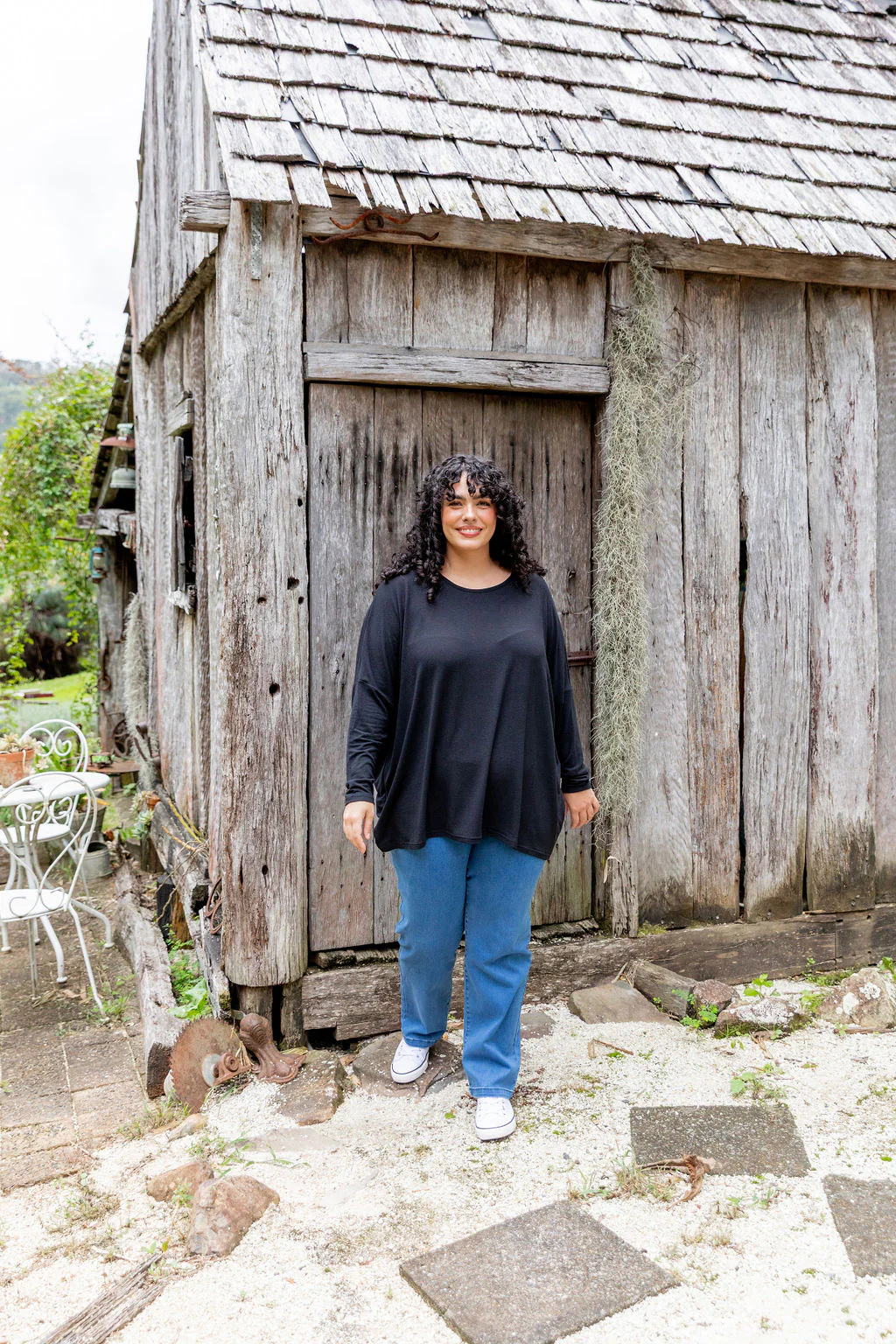 Harlow Knit Top in Black - Image 8
