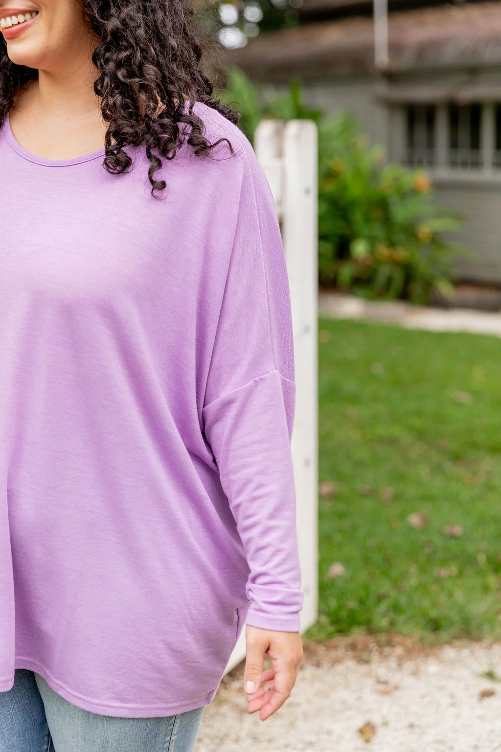 Harlow Knit Top in Lavender - Image 17