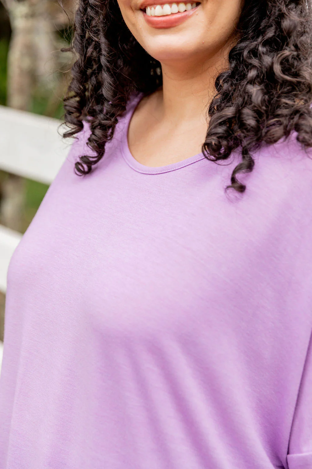 Harlow Knit Top in Lavender - Image 6