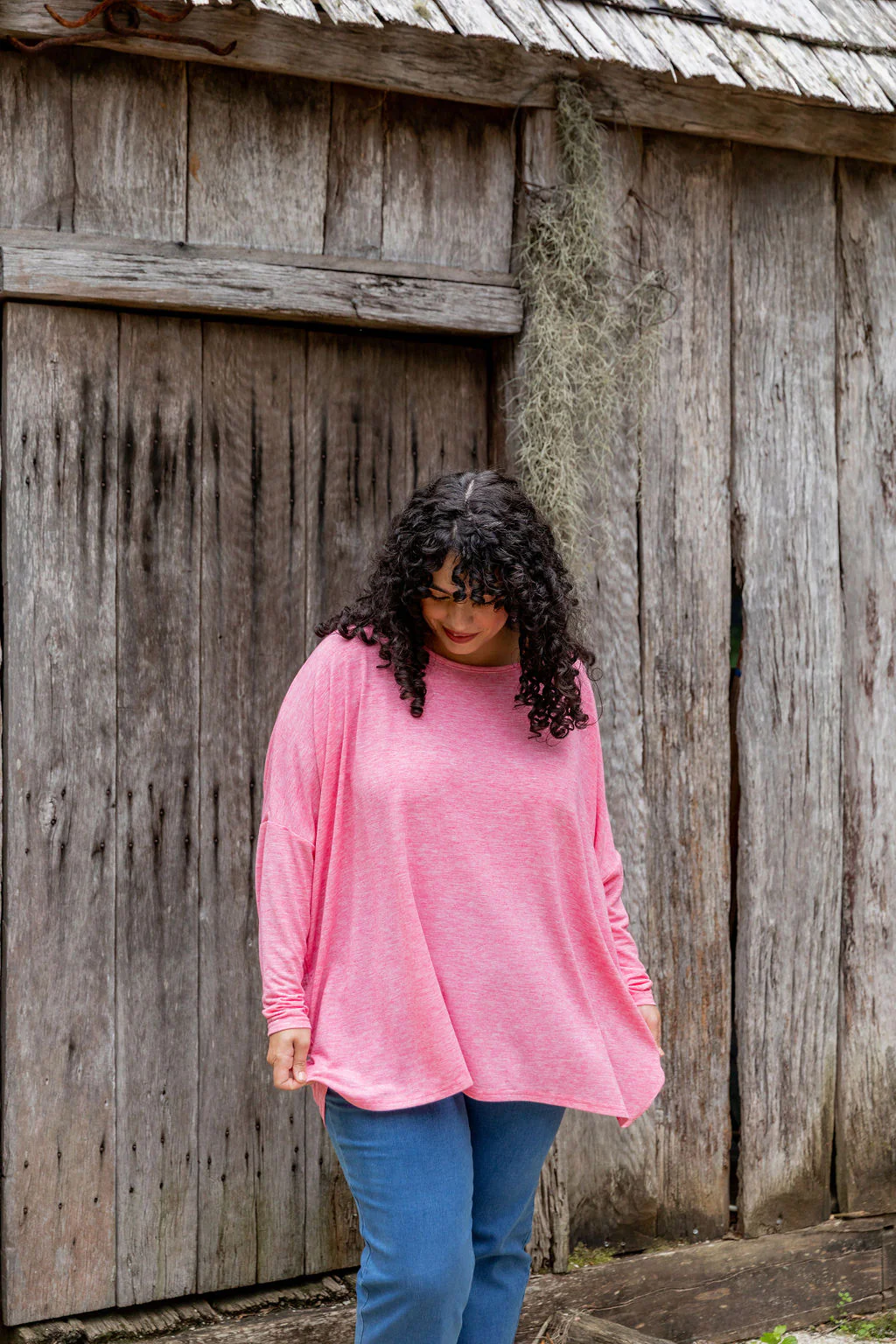 Harlow Knit Top in Pink Marl - Image 10