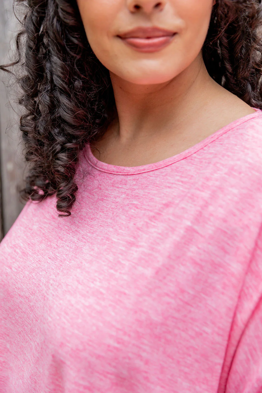 Harlow Knit Top in Pink Marl - Image 12