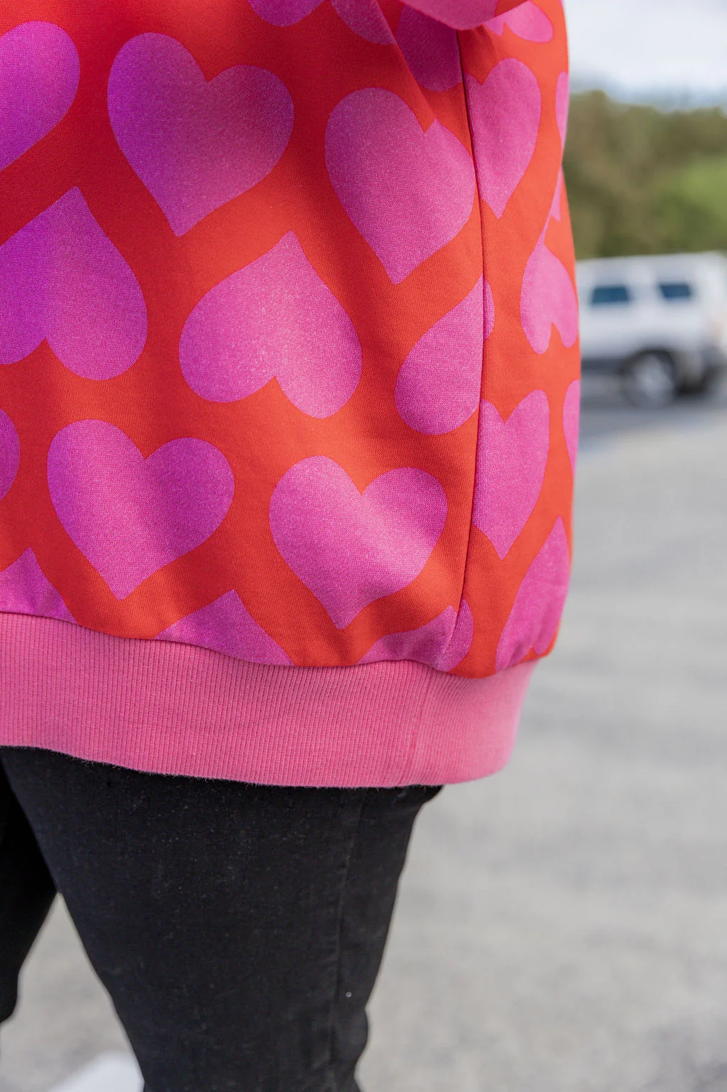 Harper Sweater in Maxi Hearts - Image 9