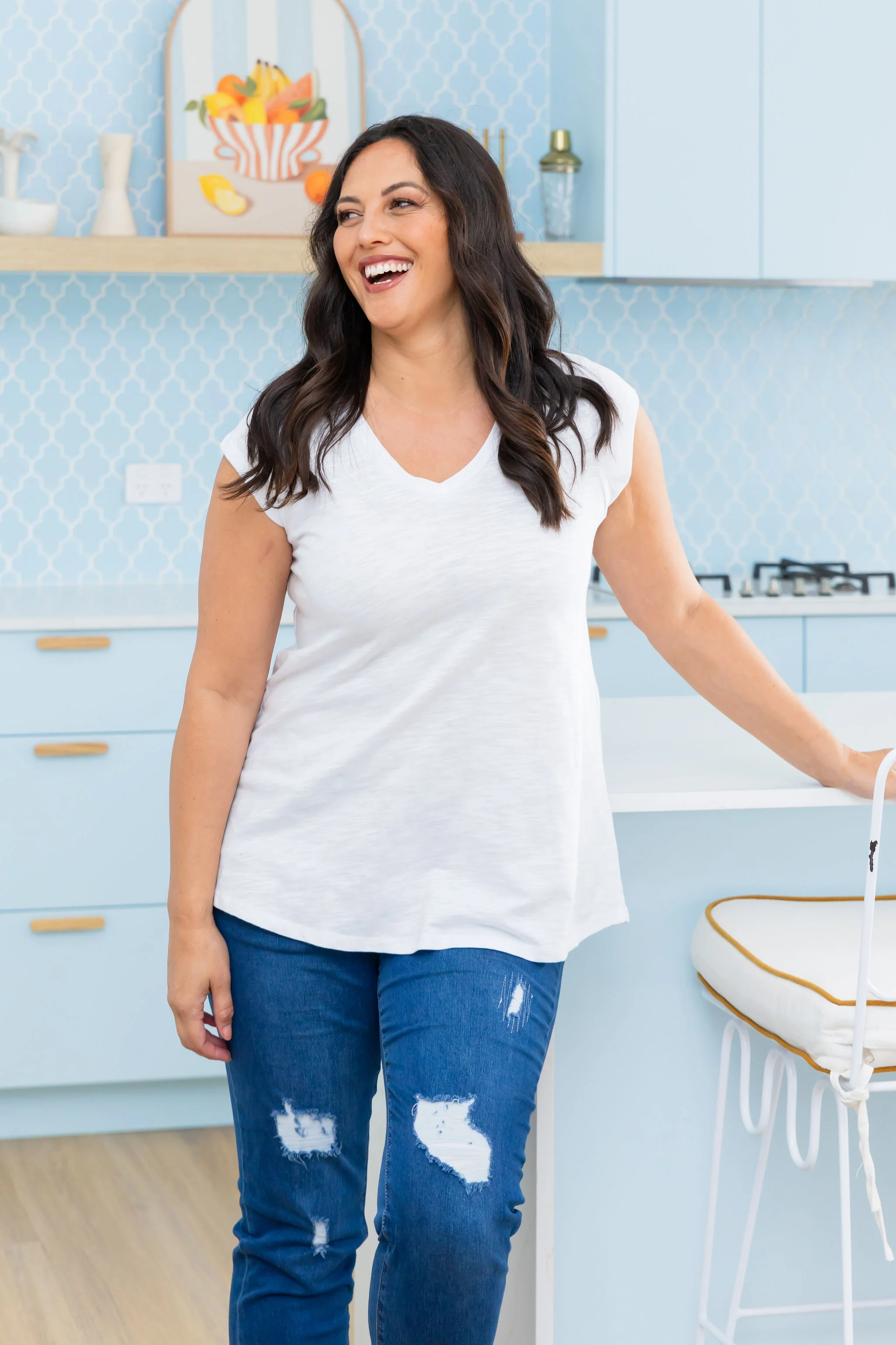 Isla Shirt in White - Image 7