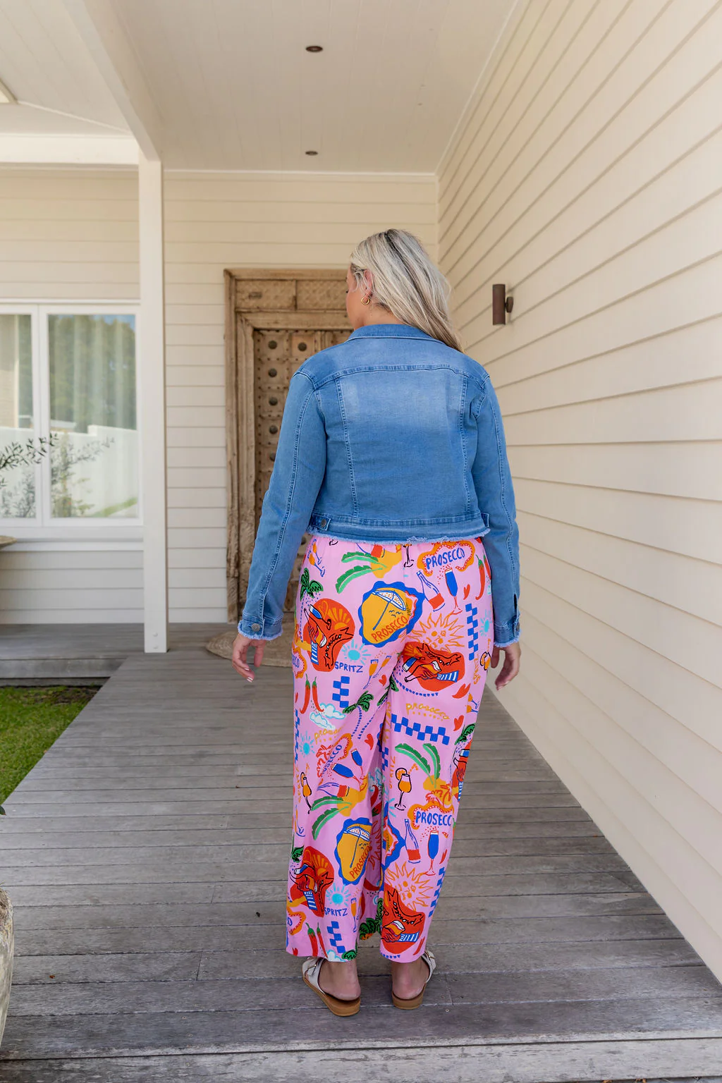 Kenzie Crop Denim Jacket - Image 13