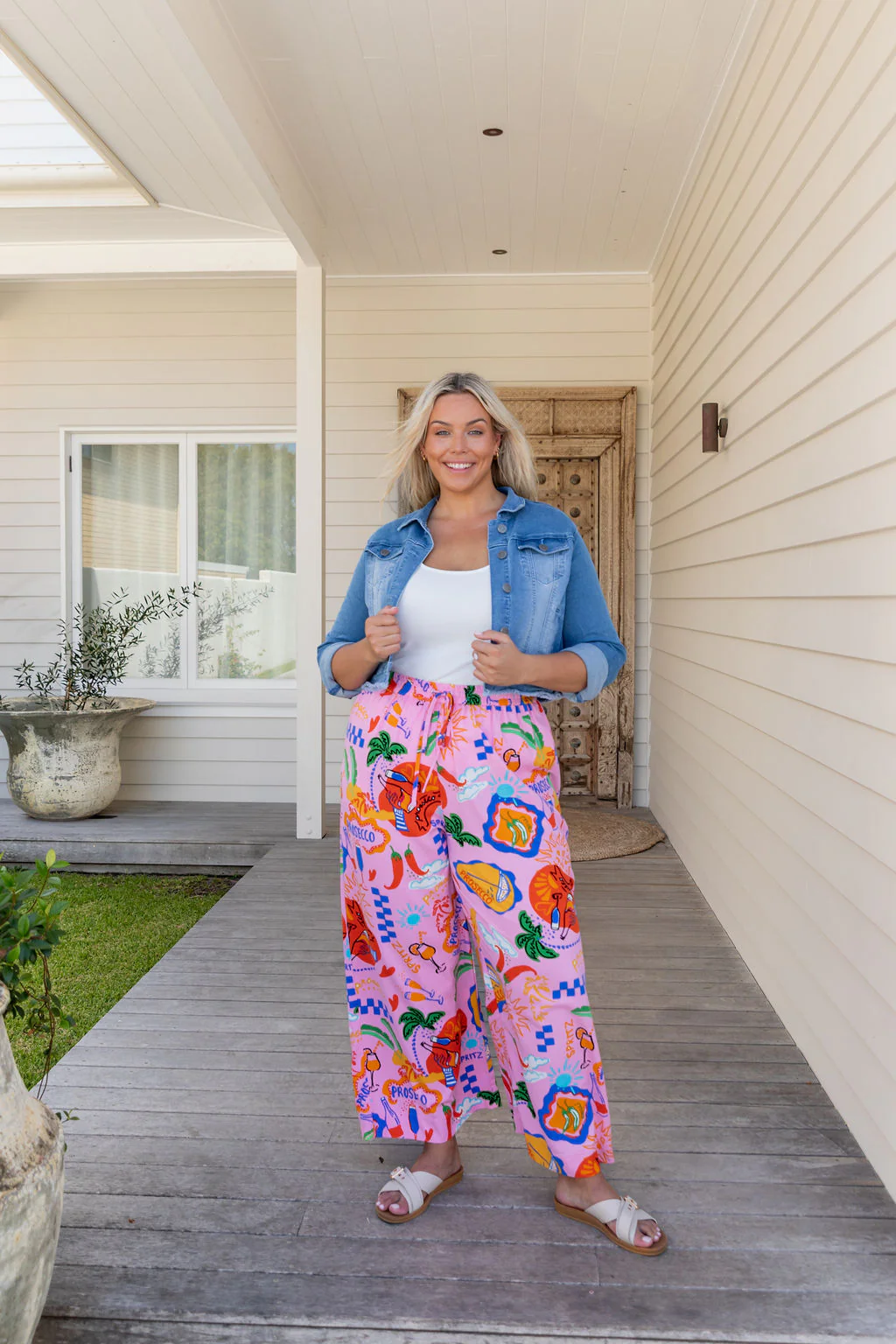 Kenzie Crop Denim Jacket - Image 17