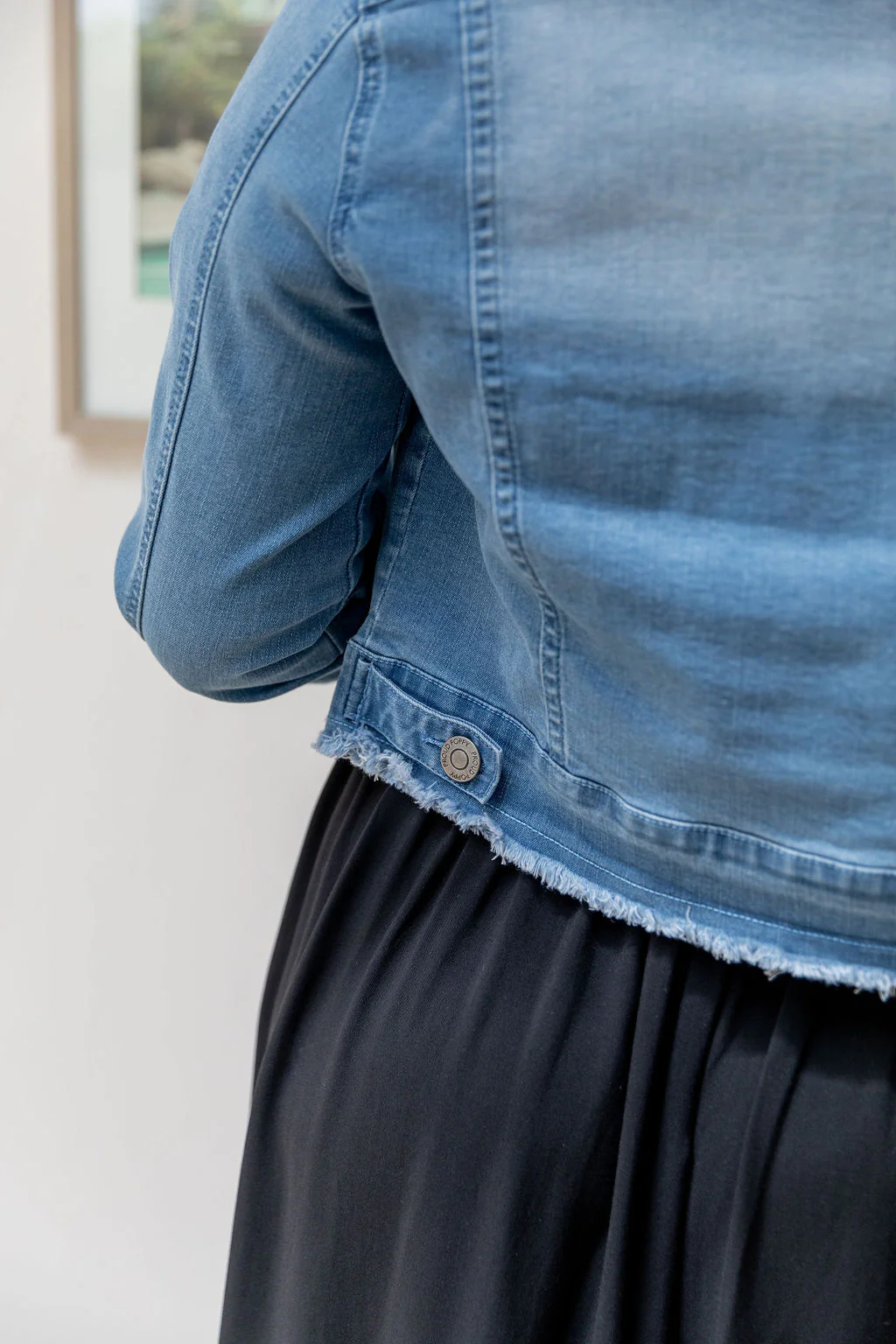 Kenzie Crop Denim Jacket - Image 36