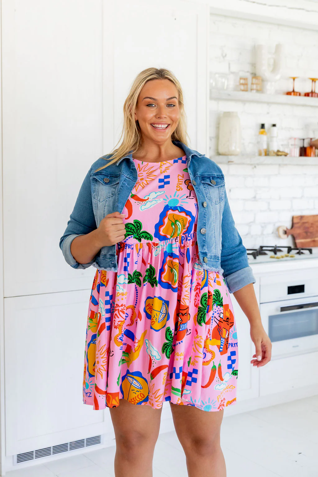 Kenzie Crop Denim Jacket - Image 7