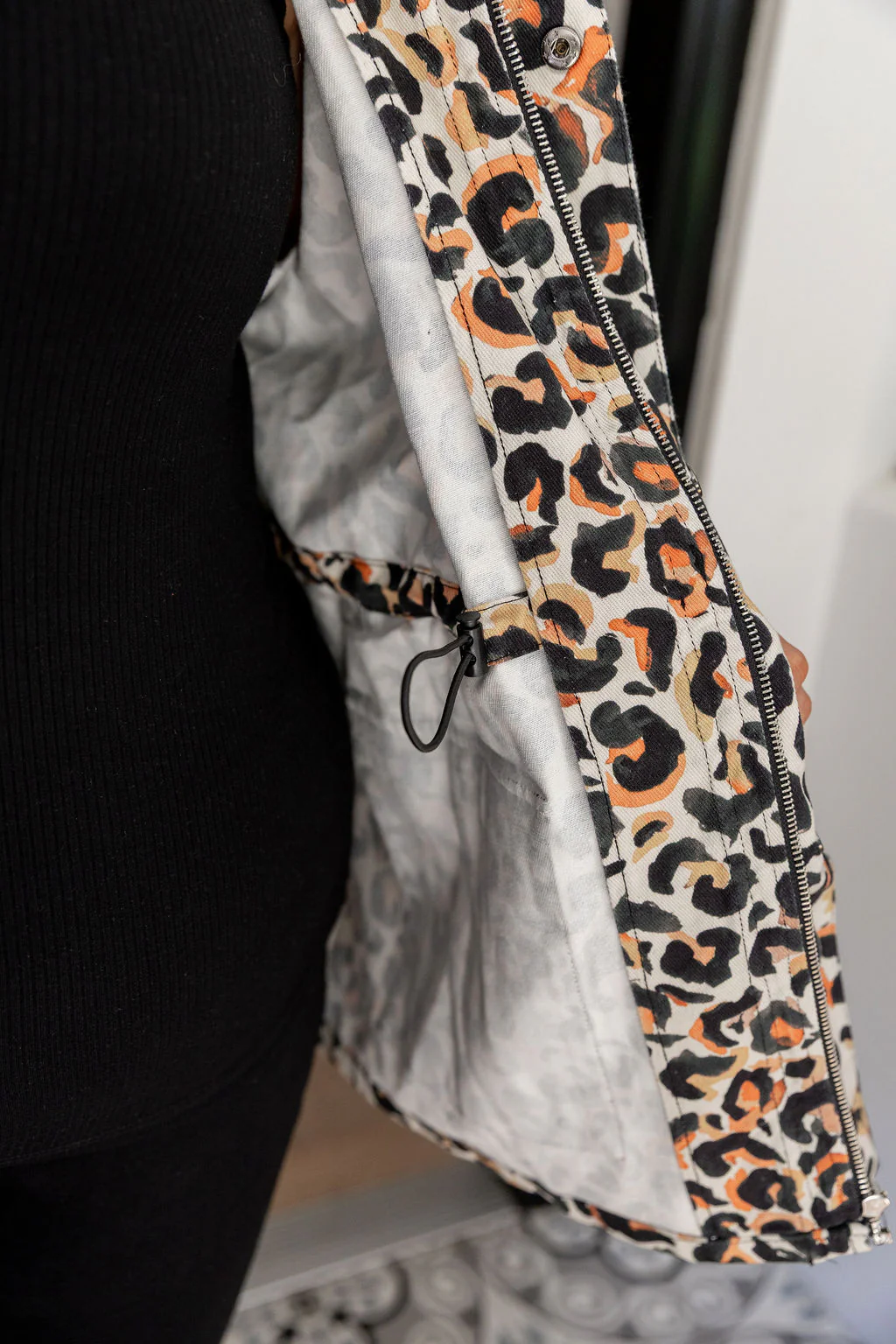 Lakey Jacket in Instinct Print - Image 17