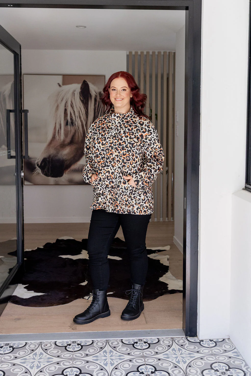 Lakey Jacket in Instinct Print - Image 27