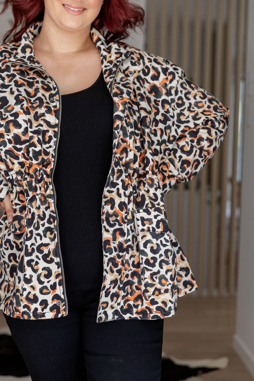 Lakey Jacket in Instinct Print - Image 29