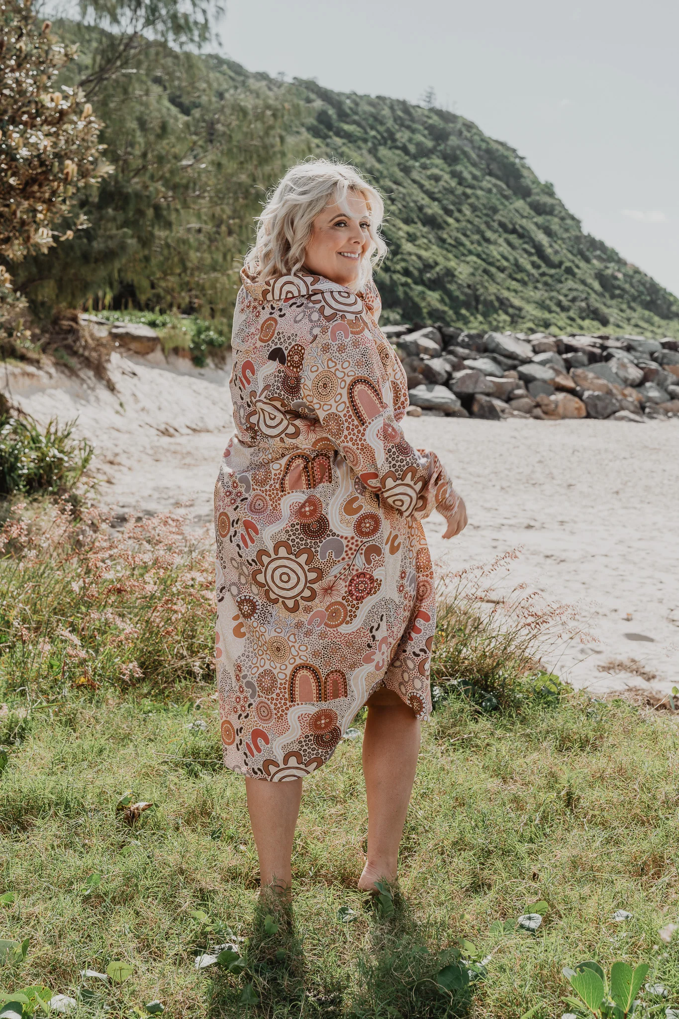 Lana Midi Shirt Dress in Rise and Bloom - Image 10