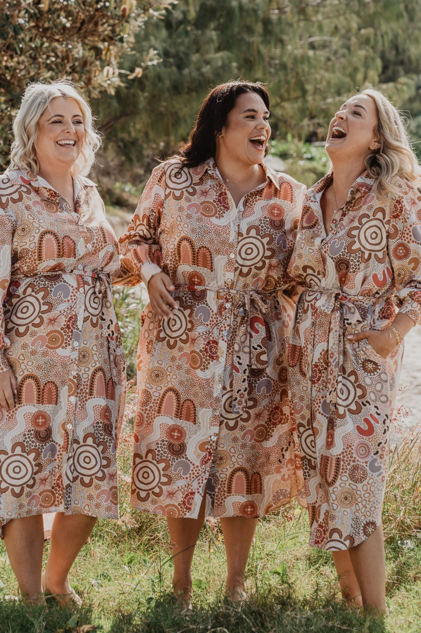 Lana Midi Shirt Dress in Rise and Bloom - Image 25