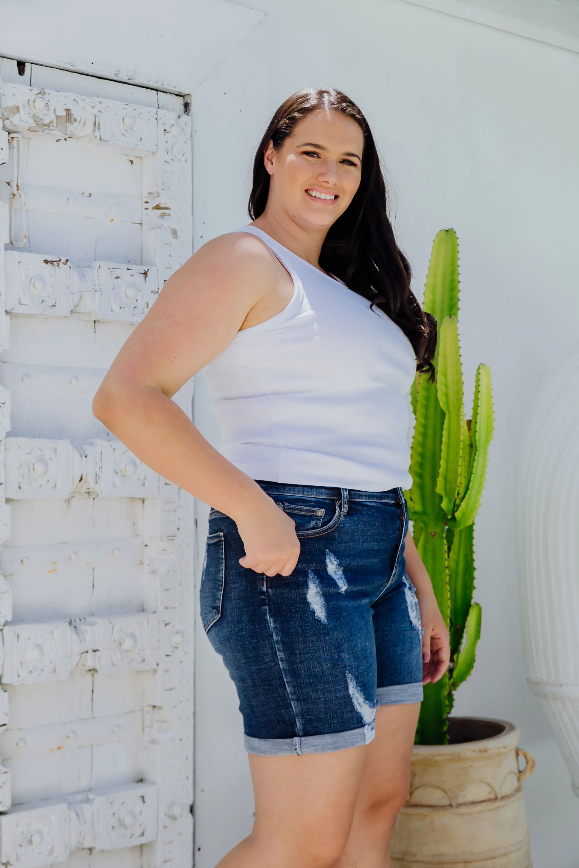 Layni Denim Shorts - Image 13