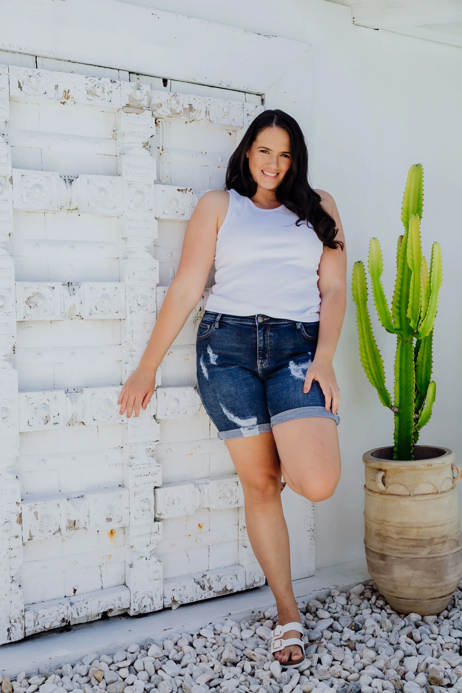 Layni Denim Shorts - Image 7