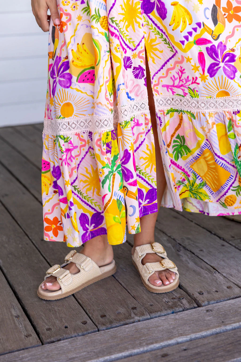 Louisa Maxi Dress in Toucan Paradise - Image 6