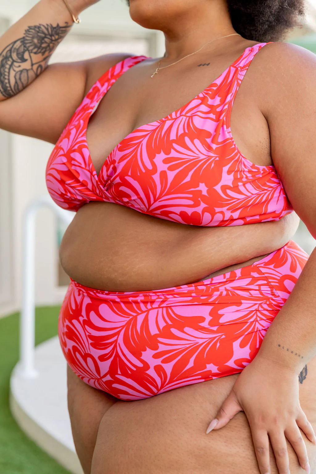 Miami Pants In Pink Jungle - Image 14