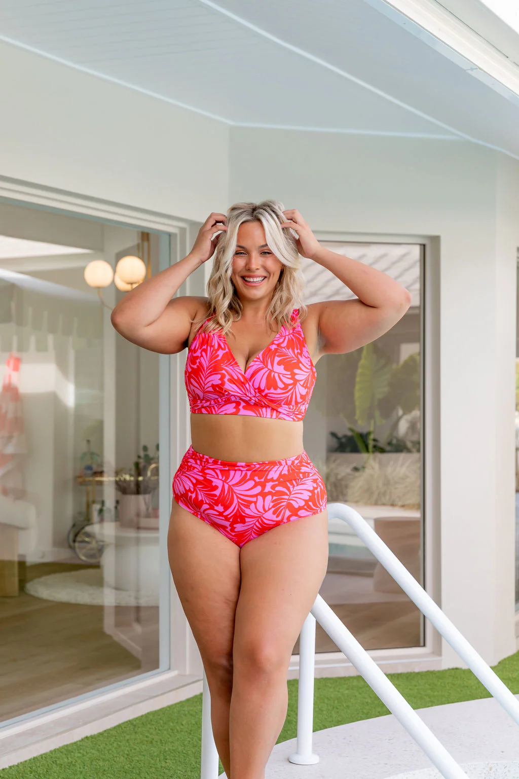 Miami Pants In Pink Jungle - Image 24