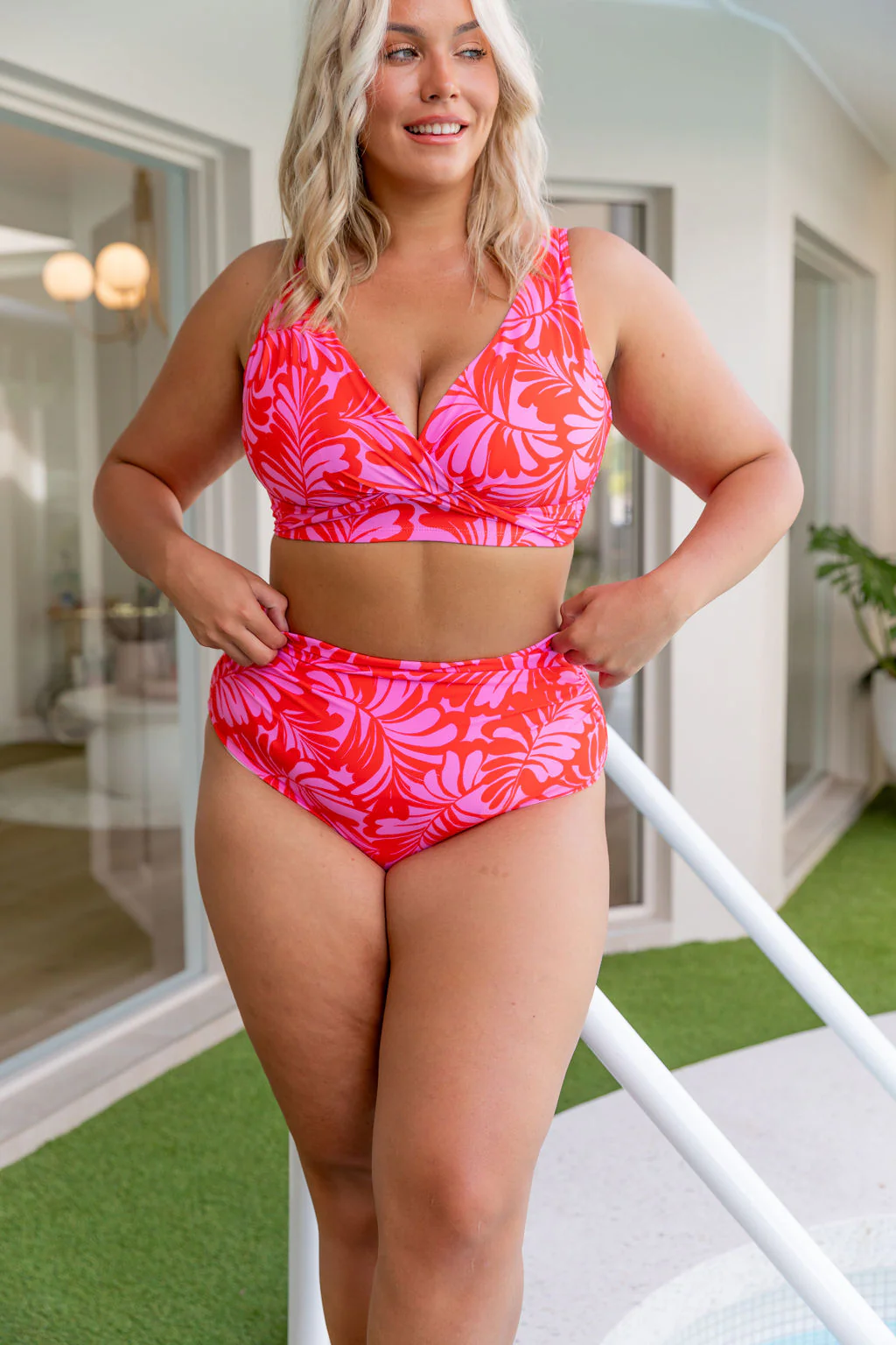 Miami Pants In Pink Jungle - Image 3