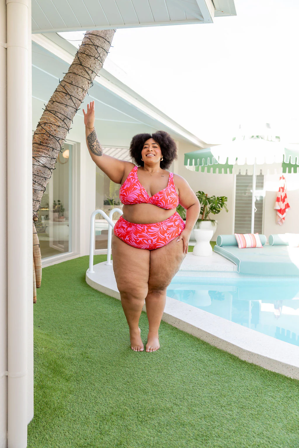 Miami Pants In Pink Jungle - Image 37