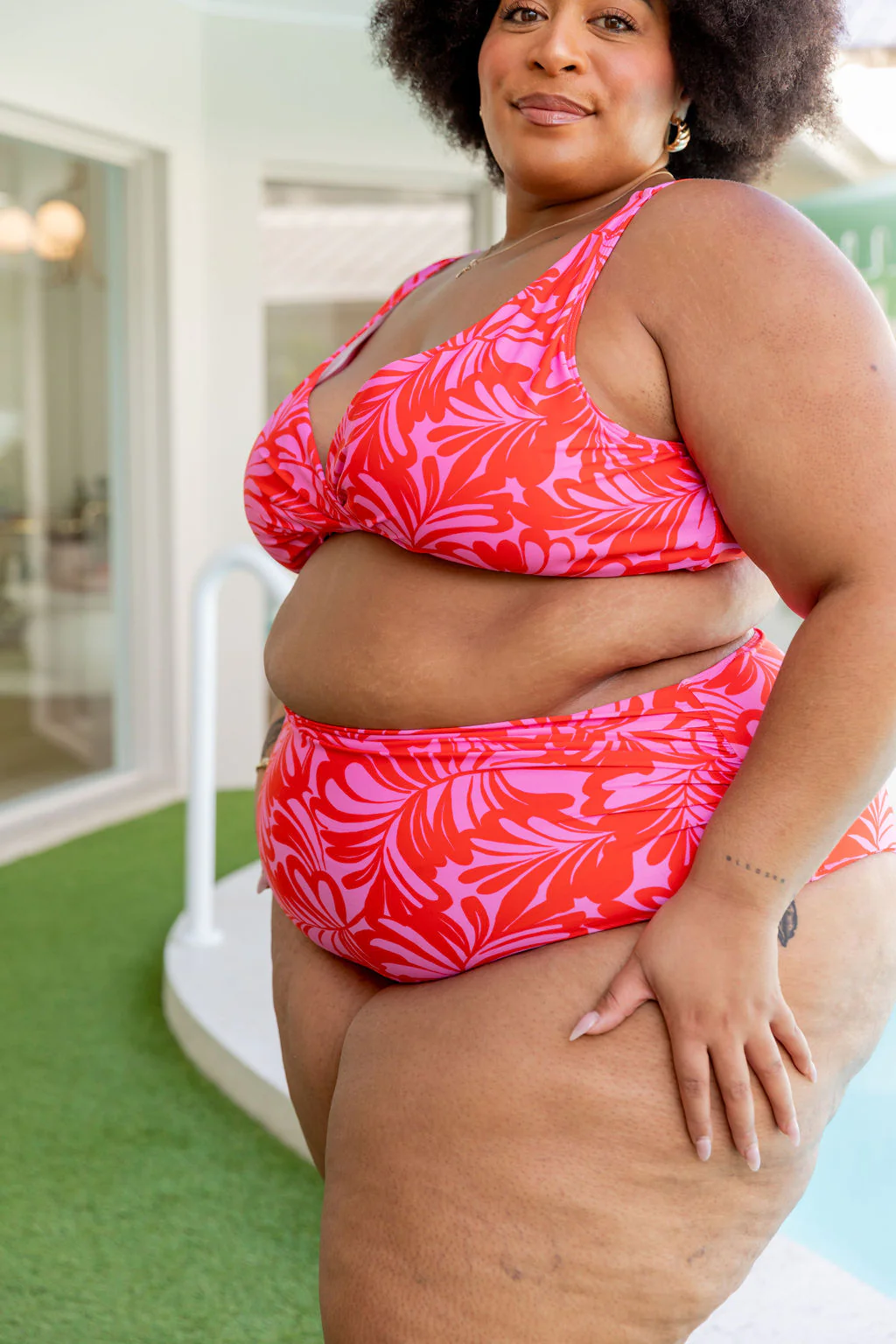 Miami Pants In Pink Jungle - Image 7