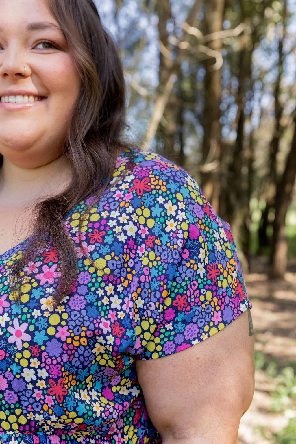 Millie Dress in Ditsy by Kasey Rainbow - Image 11