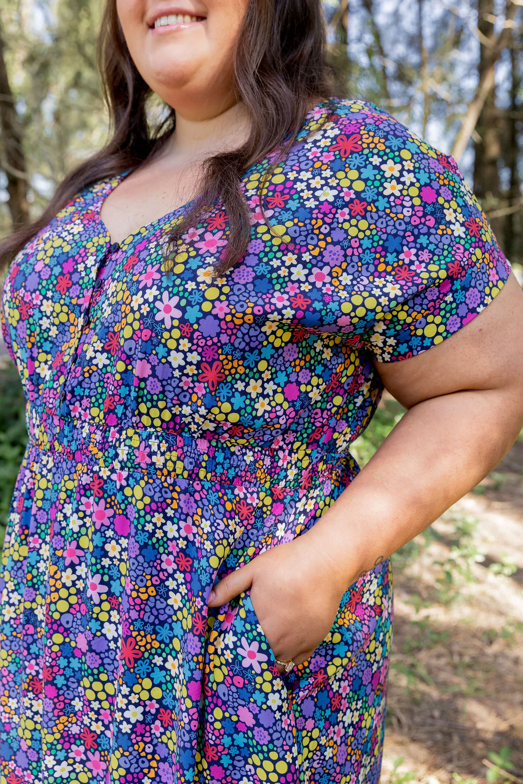 Millie Dress in Ditsy by Kasey Rainbow - Image 3