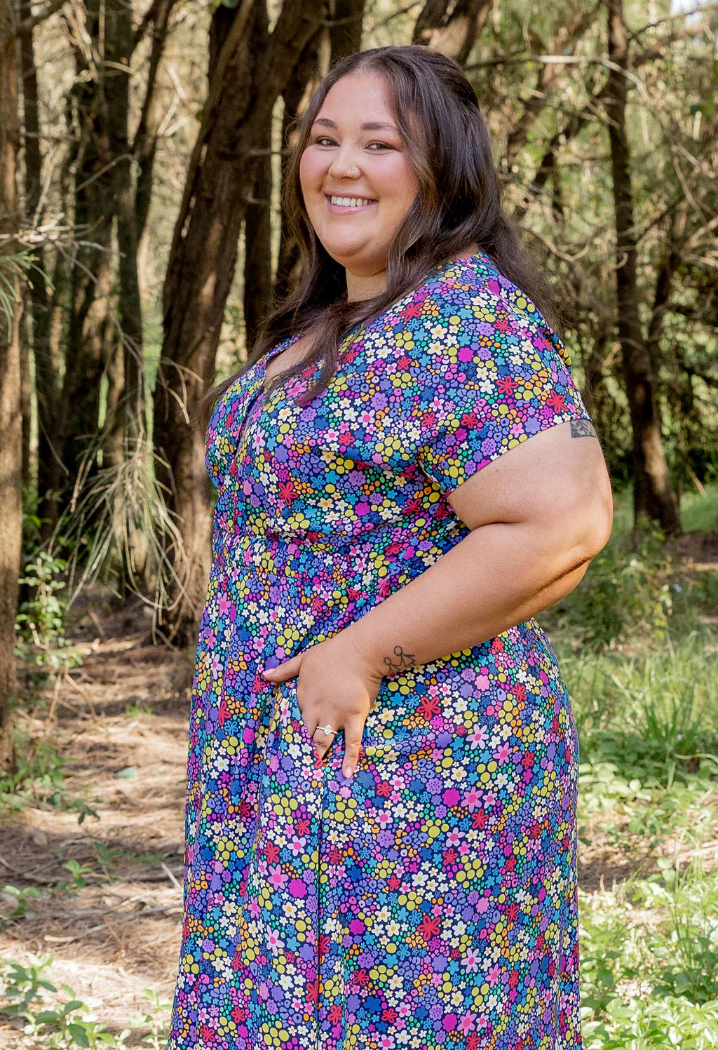 Millie Dress in Ditsy by Kasey Rainbow - Image 5
