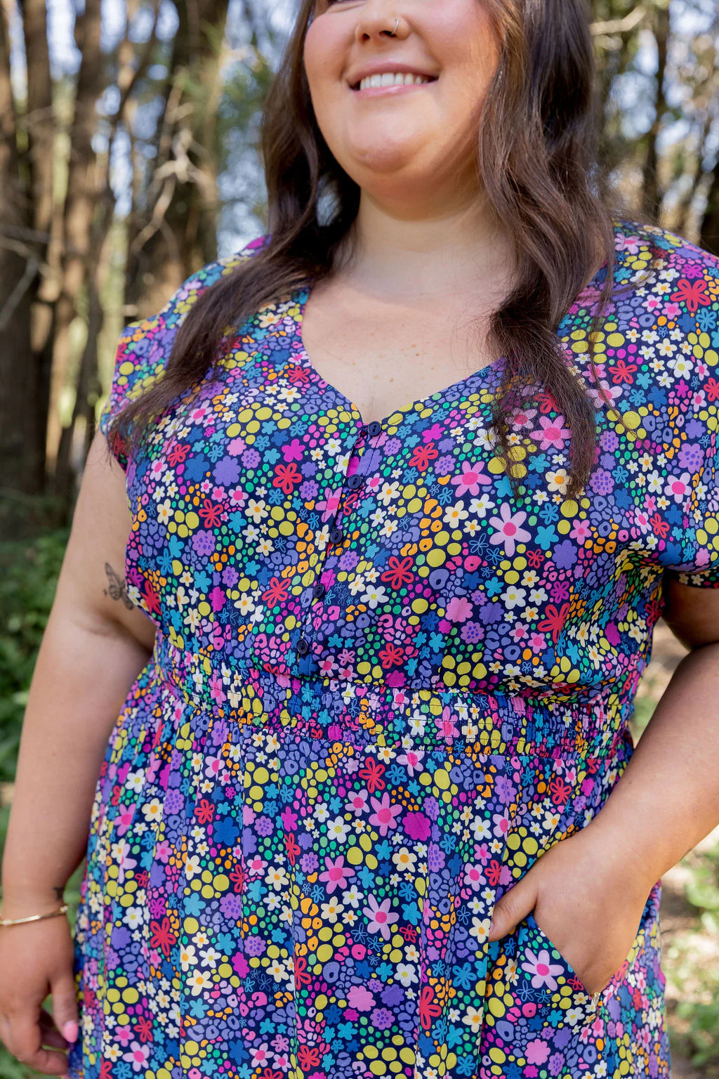 Millie Dress in Ditsy by Kasey Rainbow - Image 8