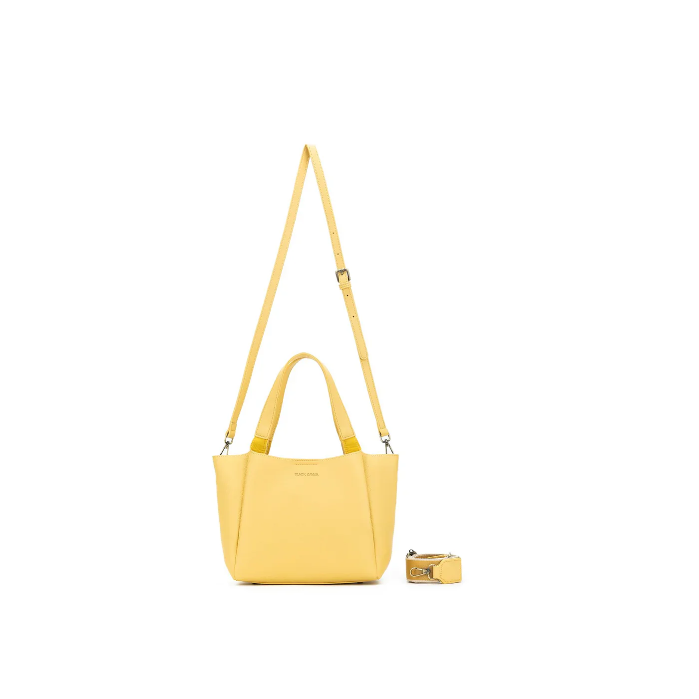 Mini Evelyn Butter 3 Piece Hobo Tote by Black Caviar - Image 5