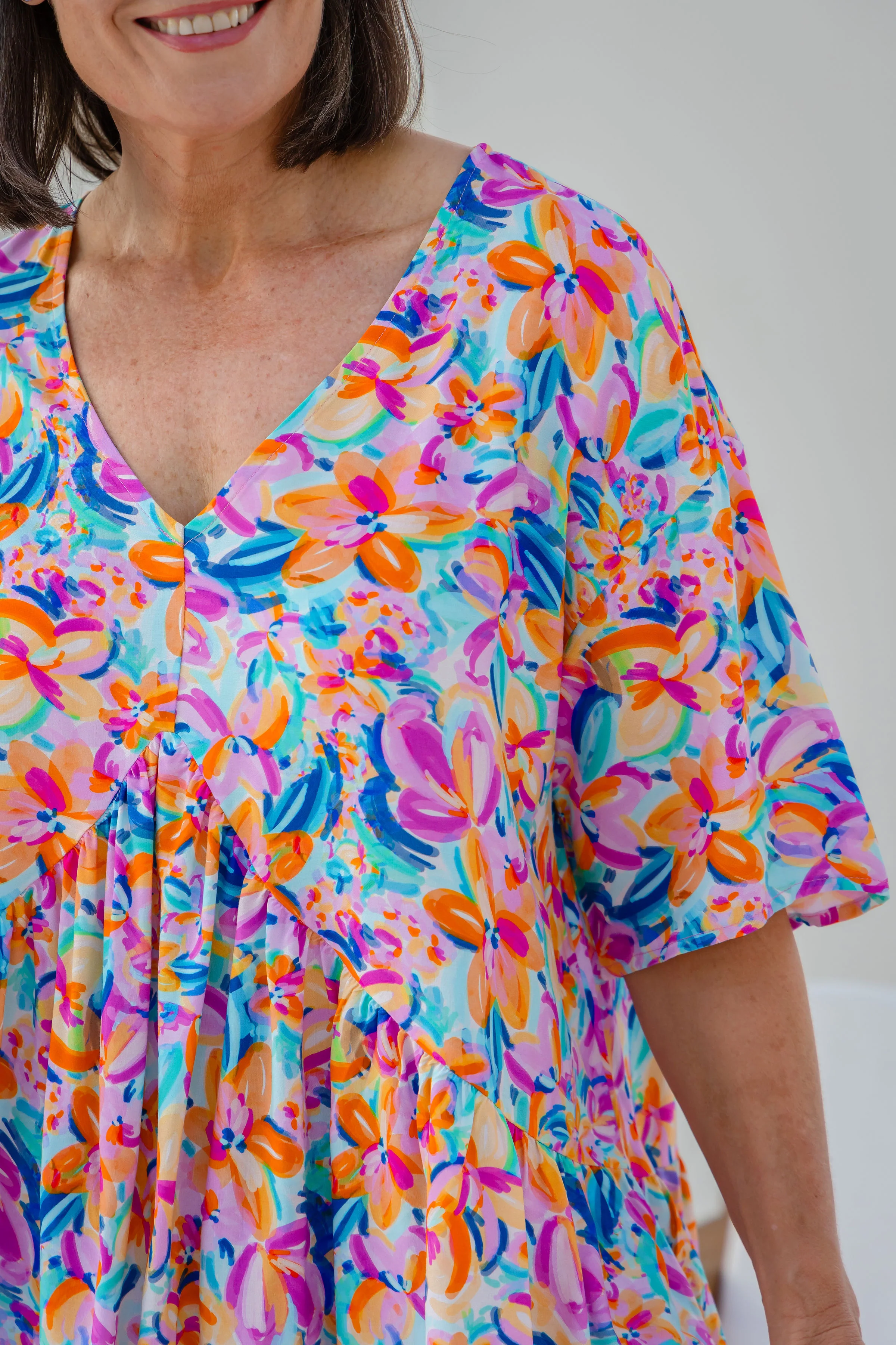 Peak Top in Carnival Floral - Image 10