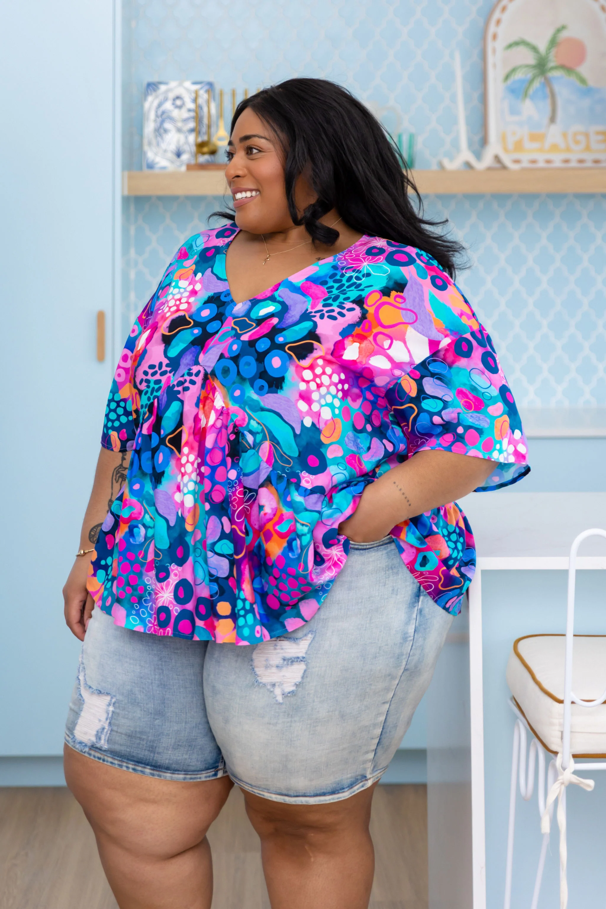 Peak Top in Midnight Safari by Kasey Rainbow - Image 7