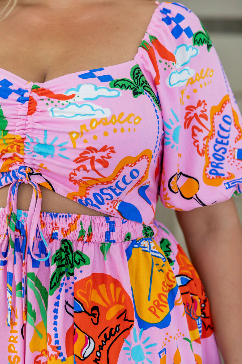 Pippa Cut Out Dress in Cin Cin - Image 7