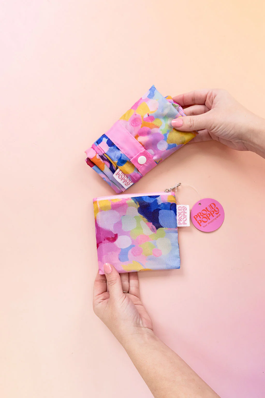 PP Reusable Shopper Bag in Beach Blossoms by Maggi McDonald - Image 3